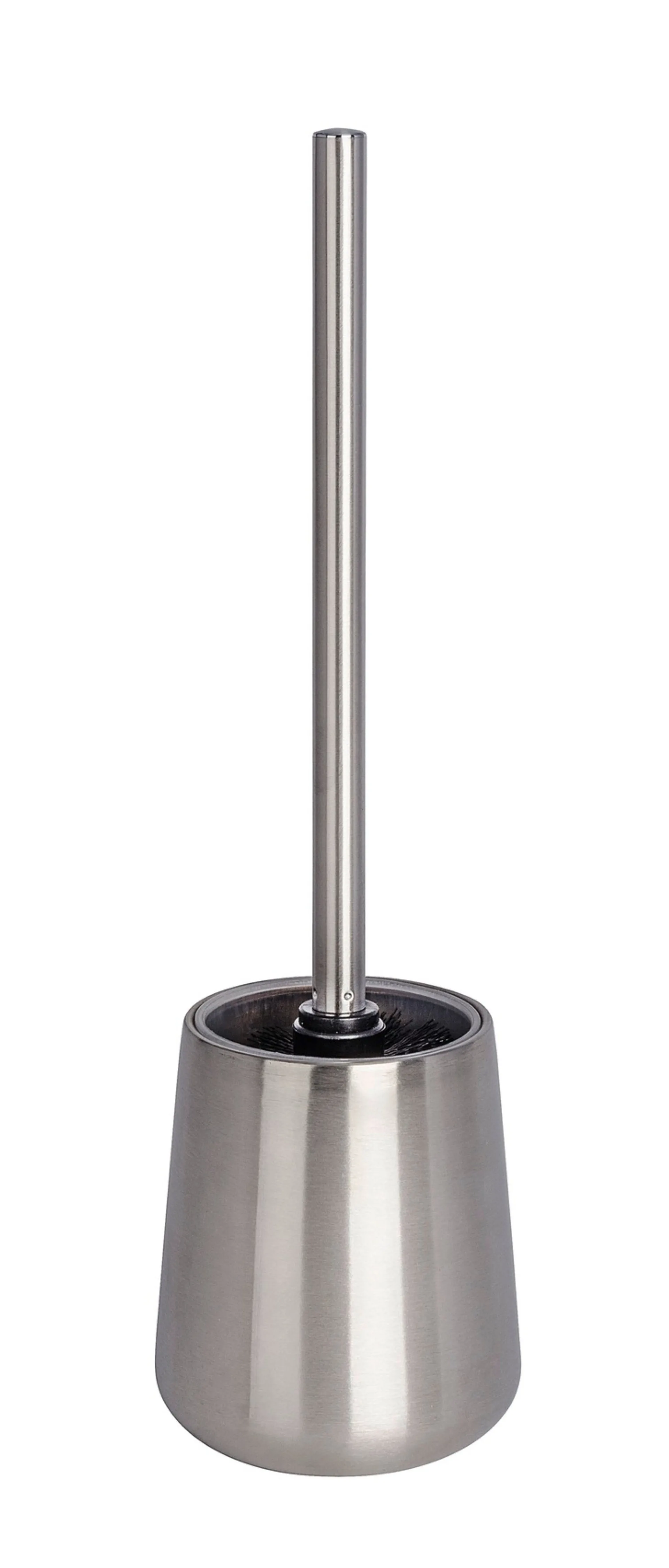 WENKO SOLID WC-Garnitur, Silber, Edelstahl rostfrei