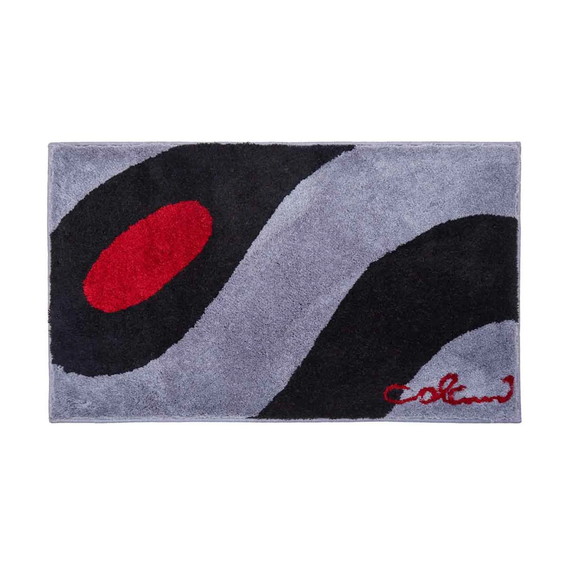 GRUND COLANI 35 Badematte 60 x 100 cm, Grau/Schwarz
