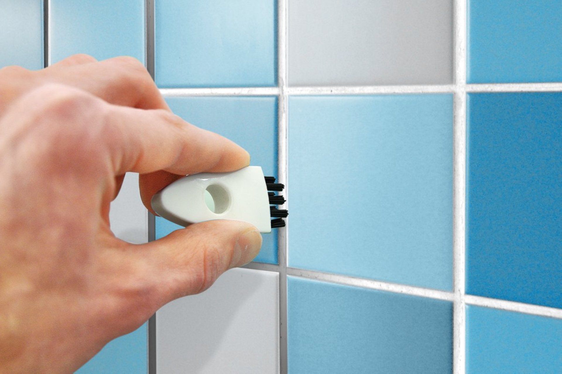 Fackelmann Duschabzieher inklusive Fugen-Bürste