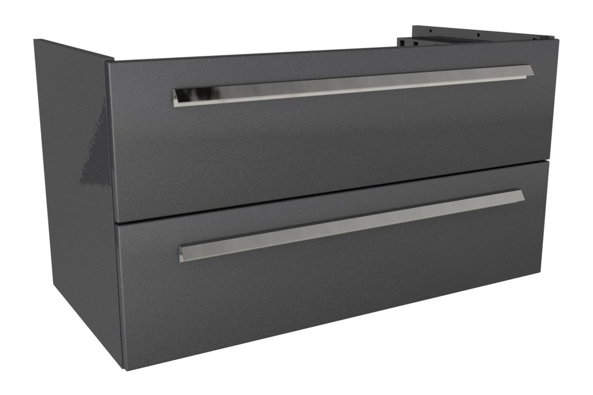 LANZET K1 Waschbeckenunterschrank 90 cm, Anthrazit