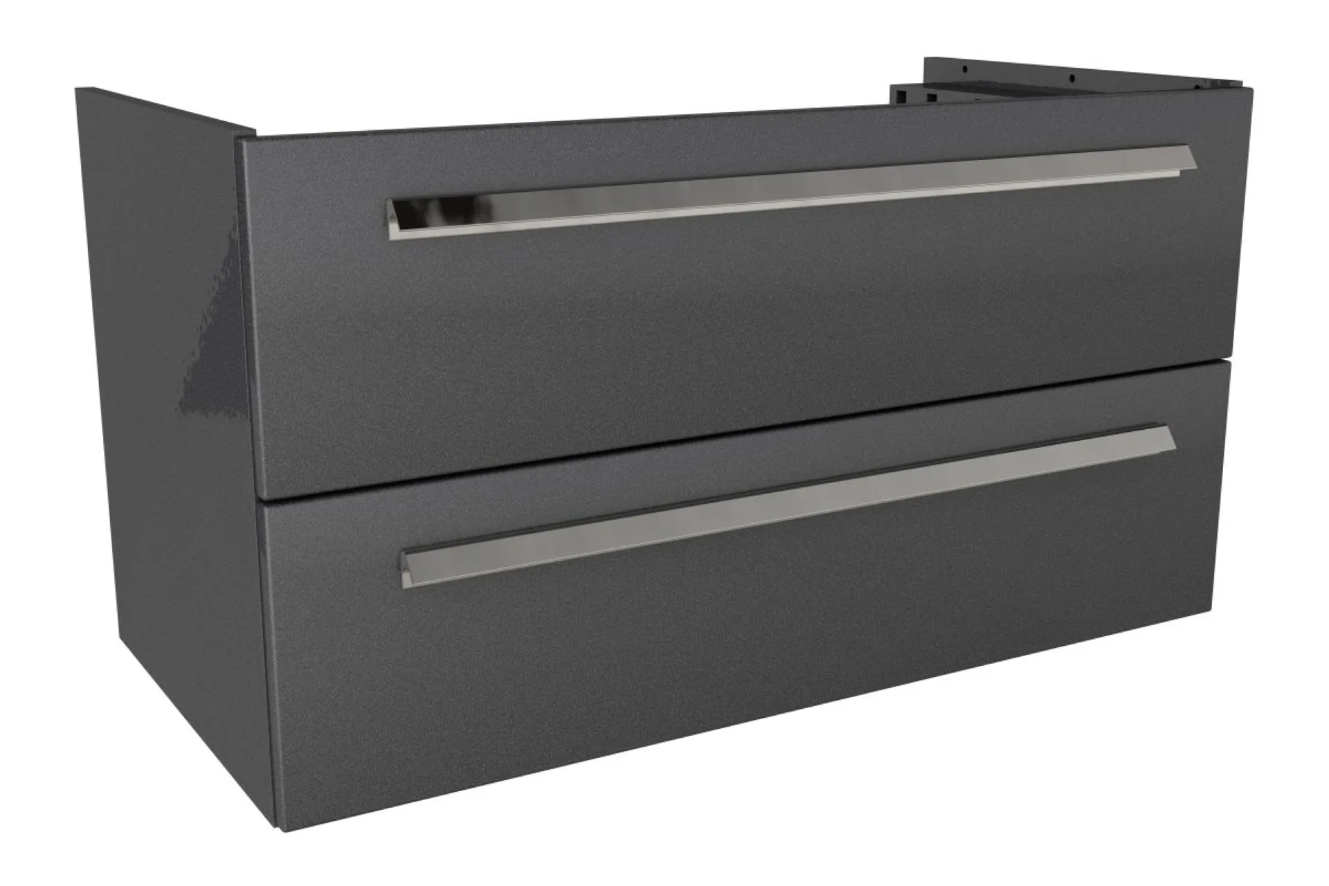 LANZET K1 Waschbeckenunterschrank 90 cm, Anthrazit