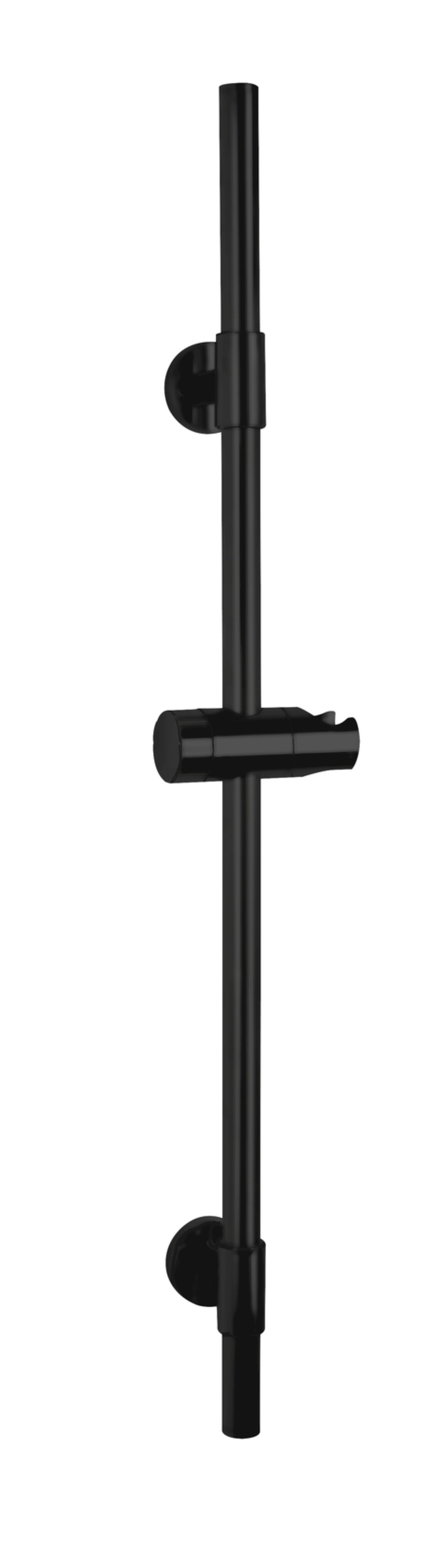 WENKO BASIC Duschstange 66 cm, Schwarz