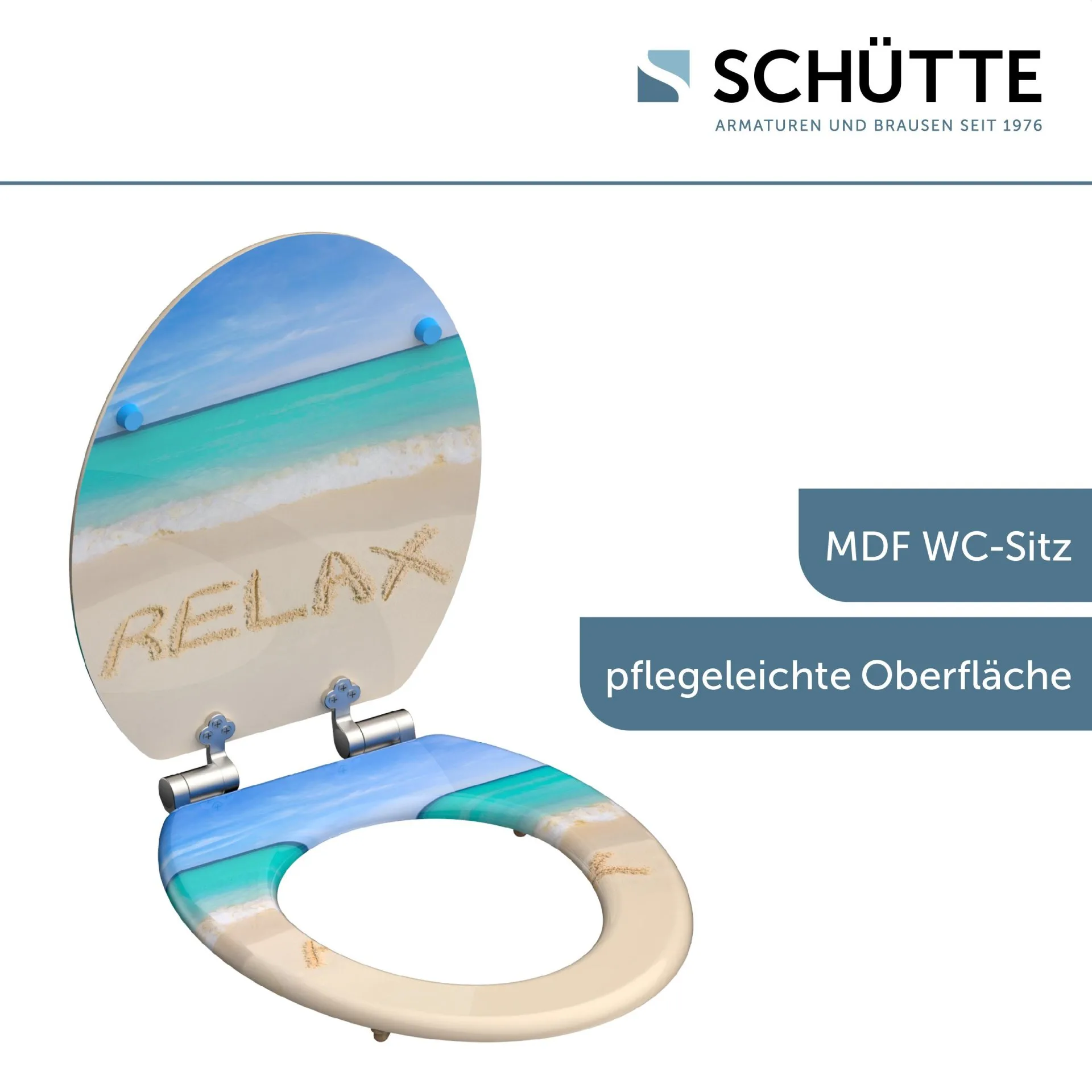 SCHÜTTE RELAX WC-Sitz, MDF, mit Absenkautomatik