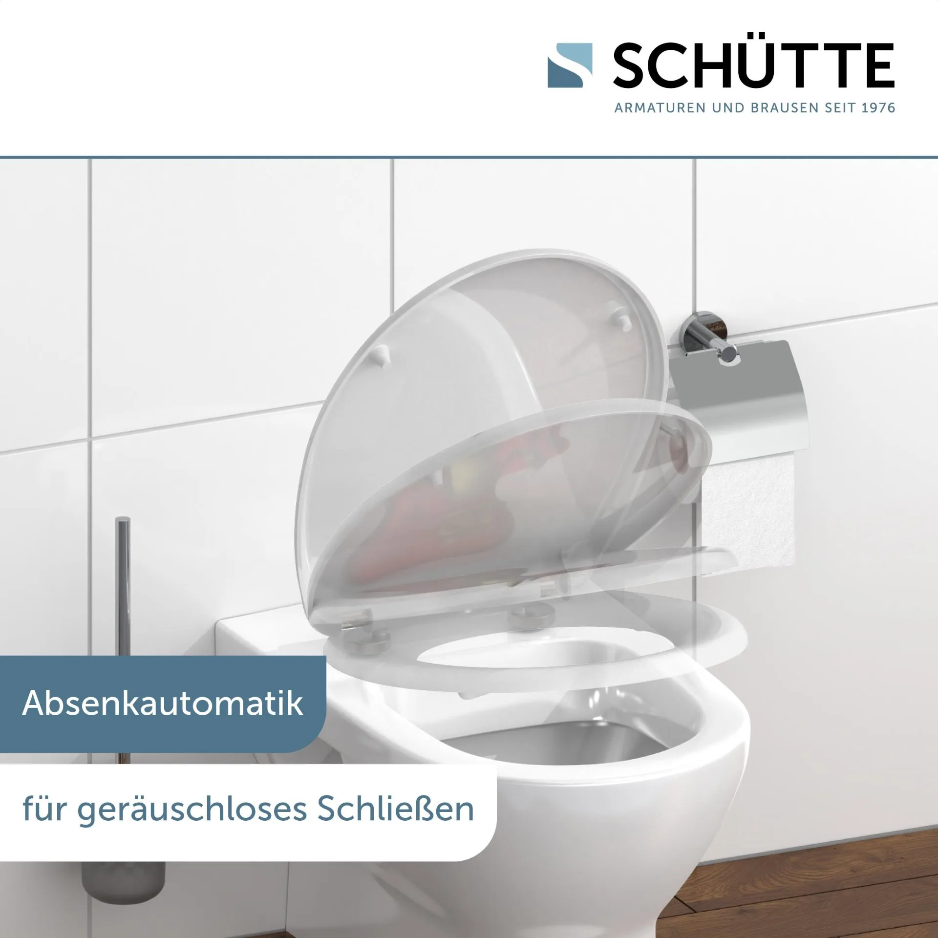 SCHÜTTE FROG KING WC-Sitz, Kunststoff, mit Absenkautomatik