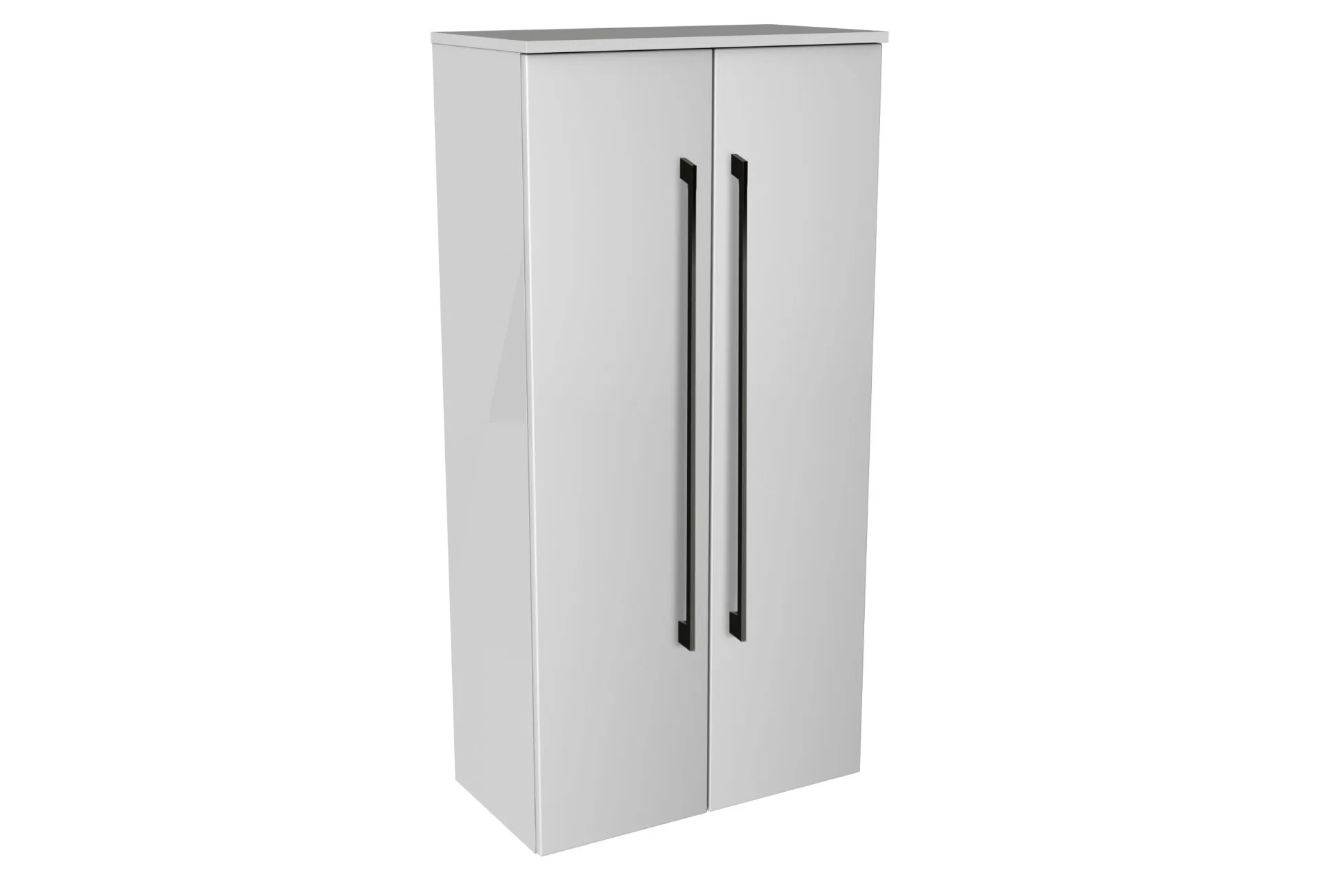 LANZET Doppel Midischrank 60 cm breit, Weiß
