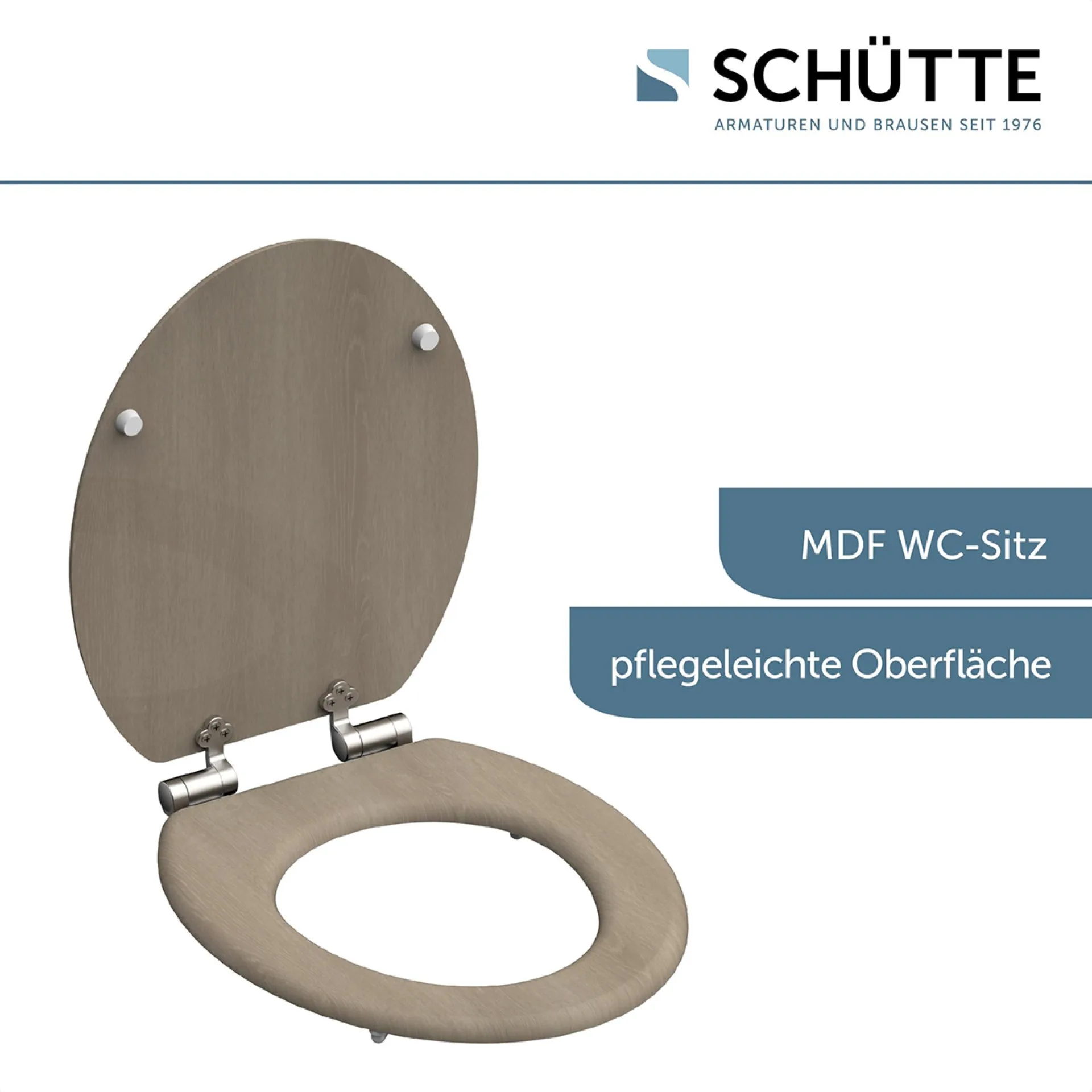 Schütte MODERN WOOD WC-Sitz, mit Absenkautomatik