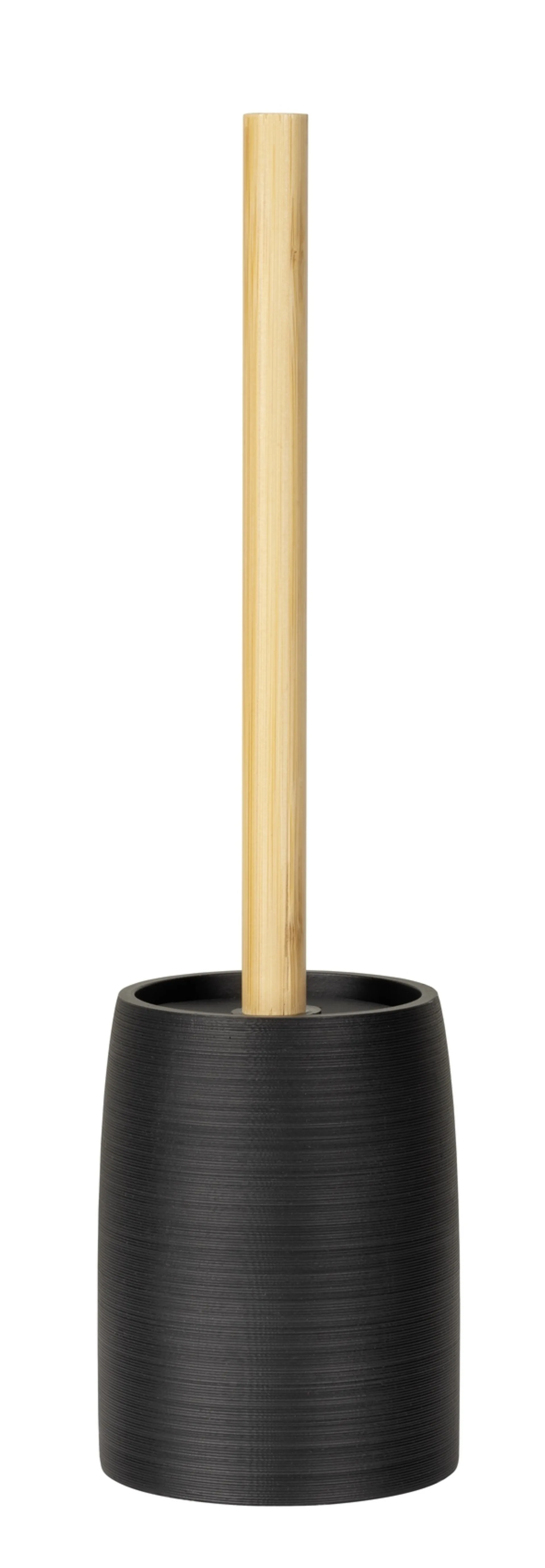 WENKO ALTAVALLE WC-Garnitur, Schwarz/Gold
