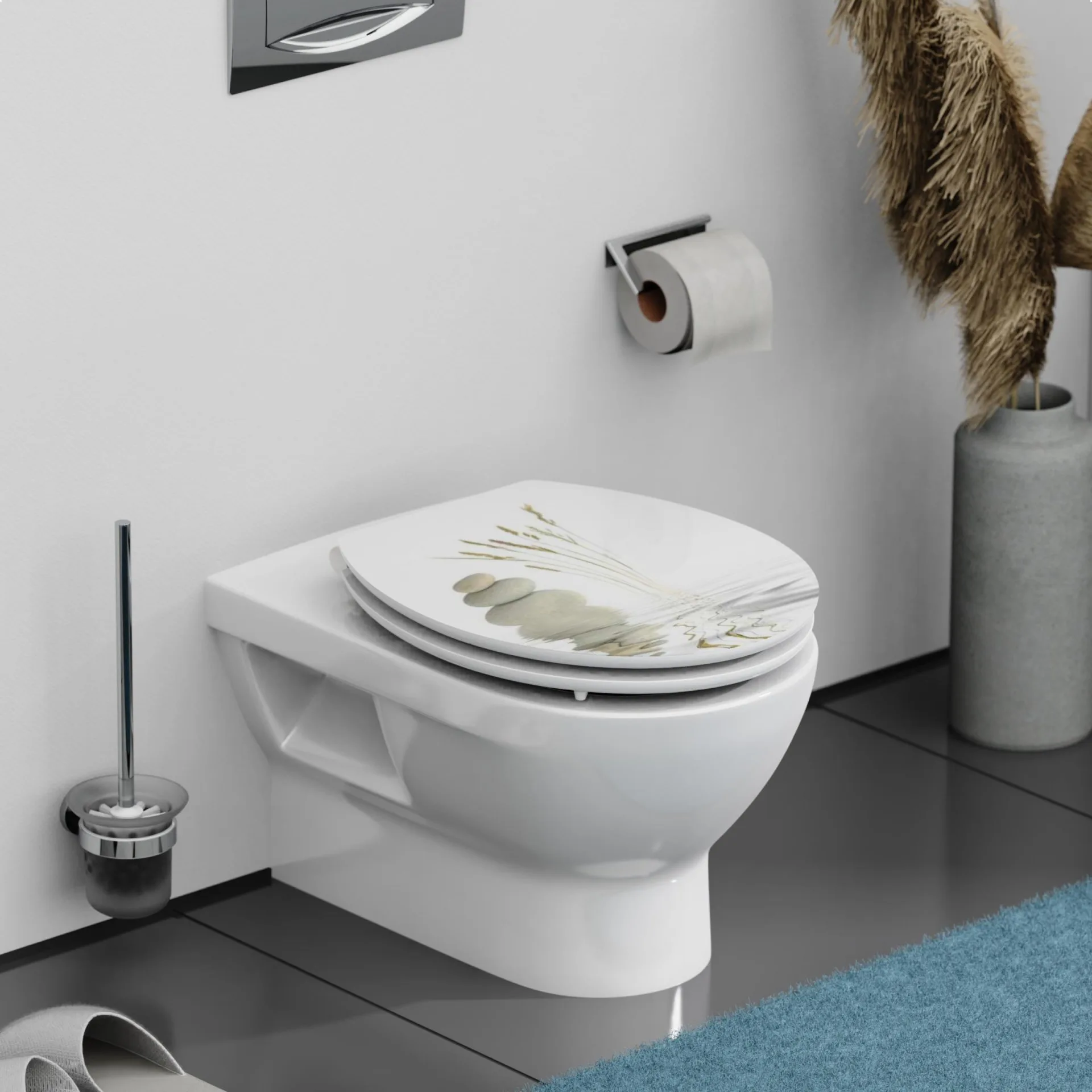 SCHÜTTE BALANCE WC-Sitz, MDF HG, mit Absenkautomatik