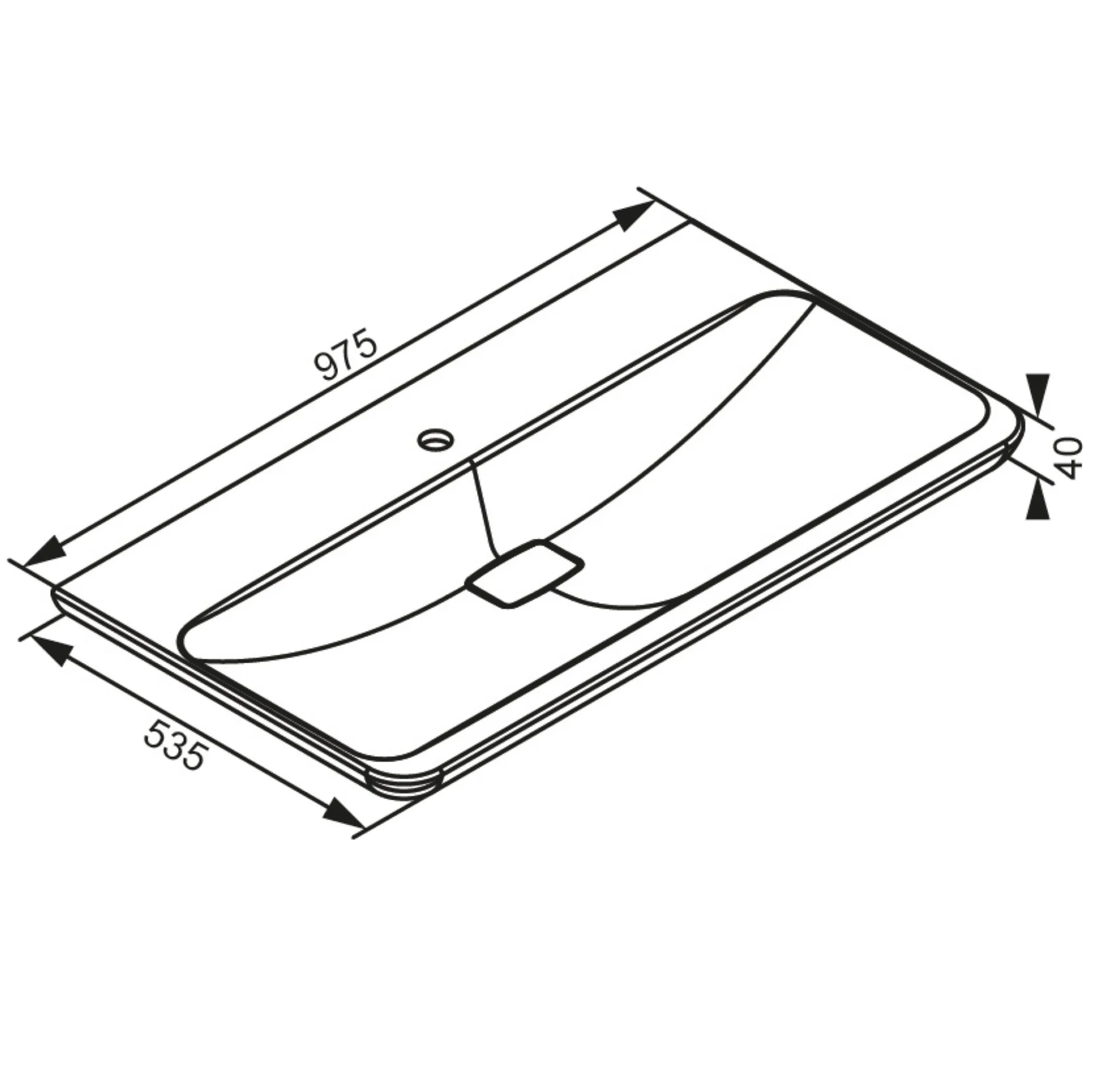 LANZET M9 Badmöbel Set 5-teilig 100 cm breit, Weiß, Waschbecken Gussmarmor Weiß + LED Spiegel + Midischrank Türanschlag rechts + Waschbeckenbeleuchtung