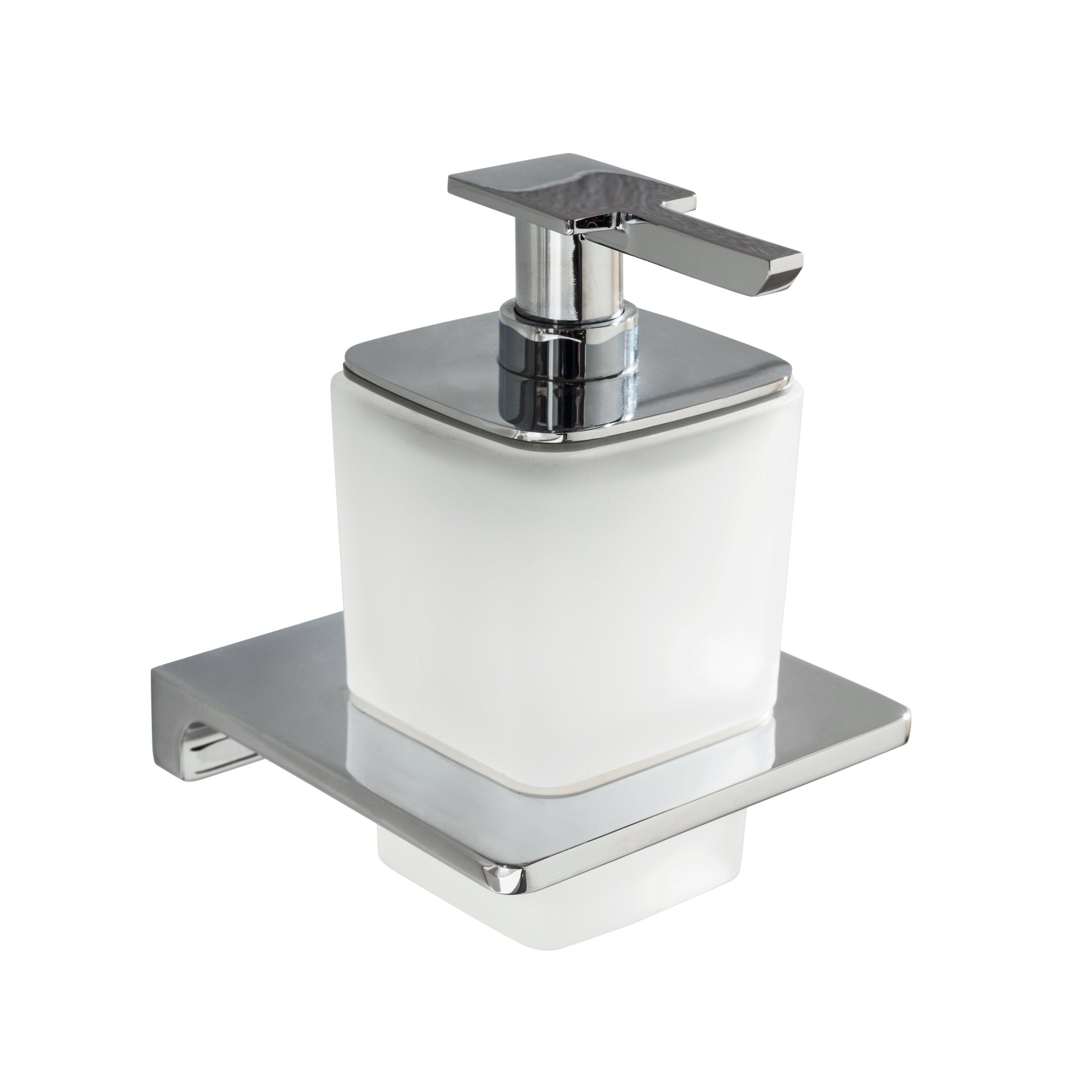 BadeDu SIRIUS Seifenspender mit Halter Chrom