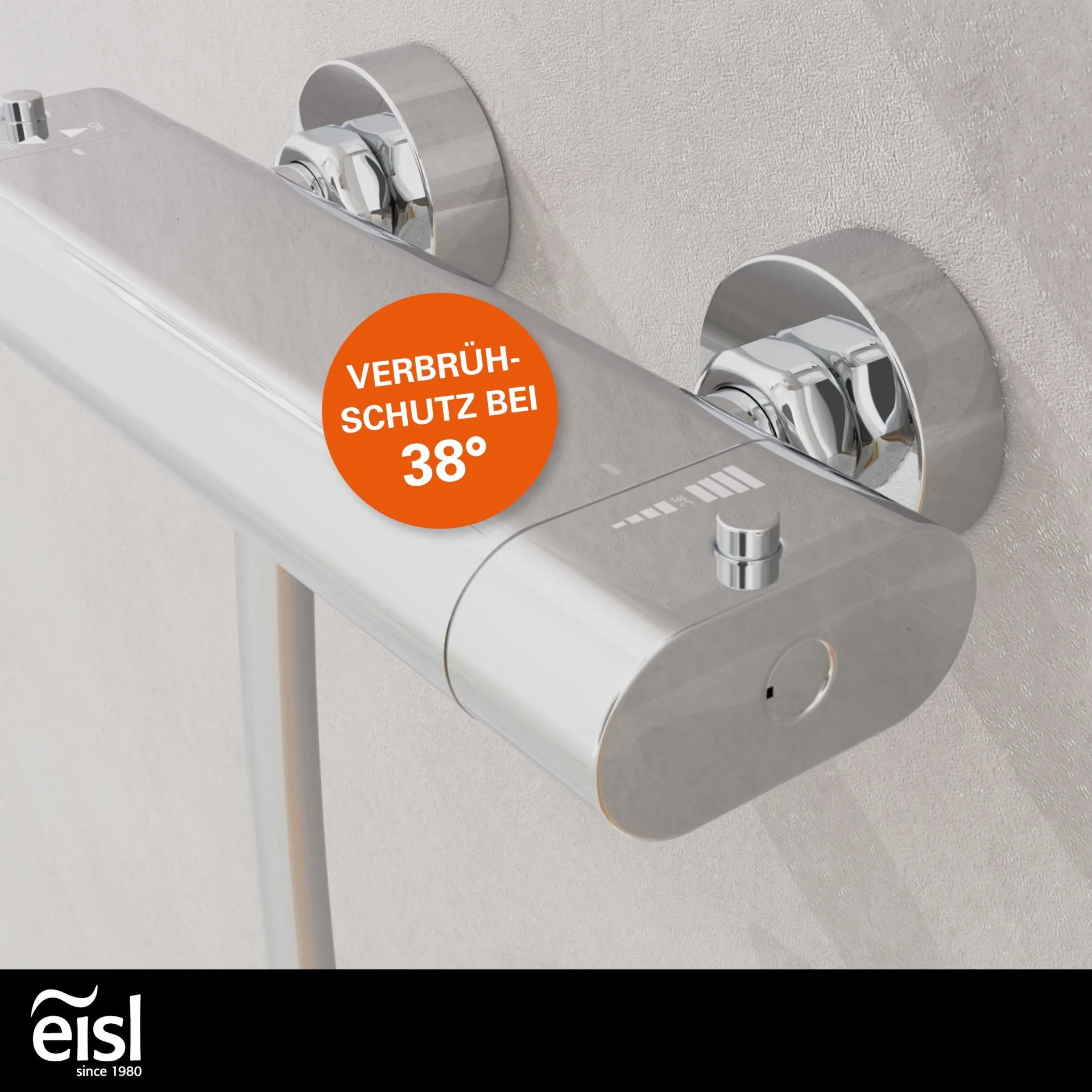 EISL CARNEO Duschthermostat, Chrom