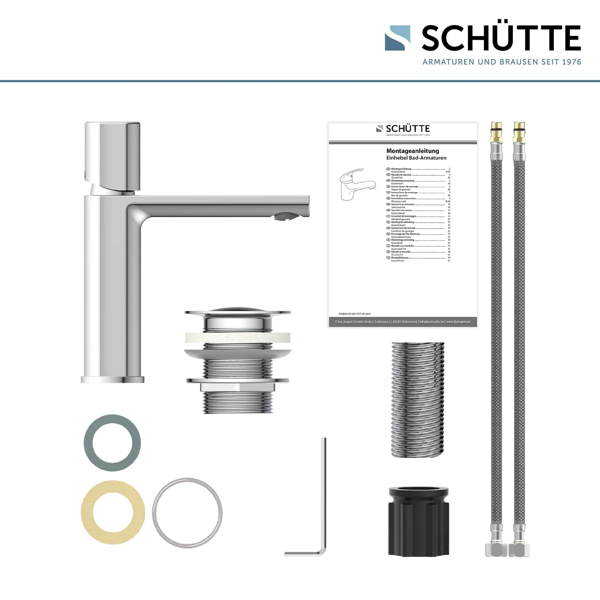Schütte NEW YORK Waschtischarmatur, Chrom