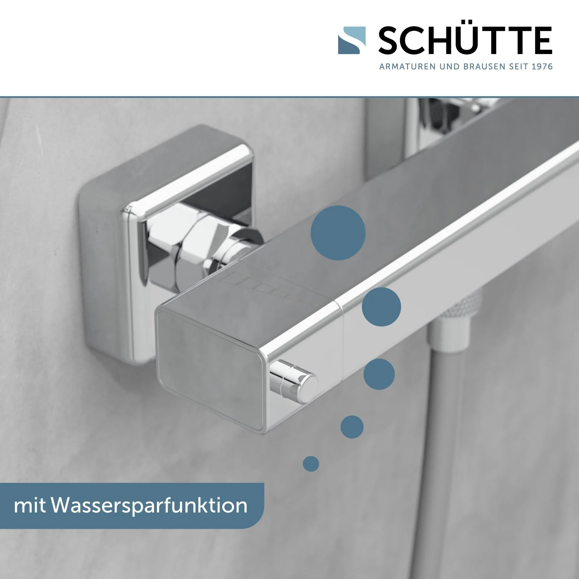 SCHÜTTE SIGNO Duschthermostat, Chrom