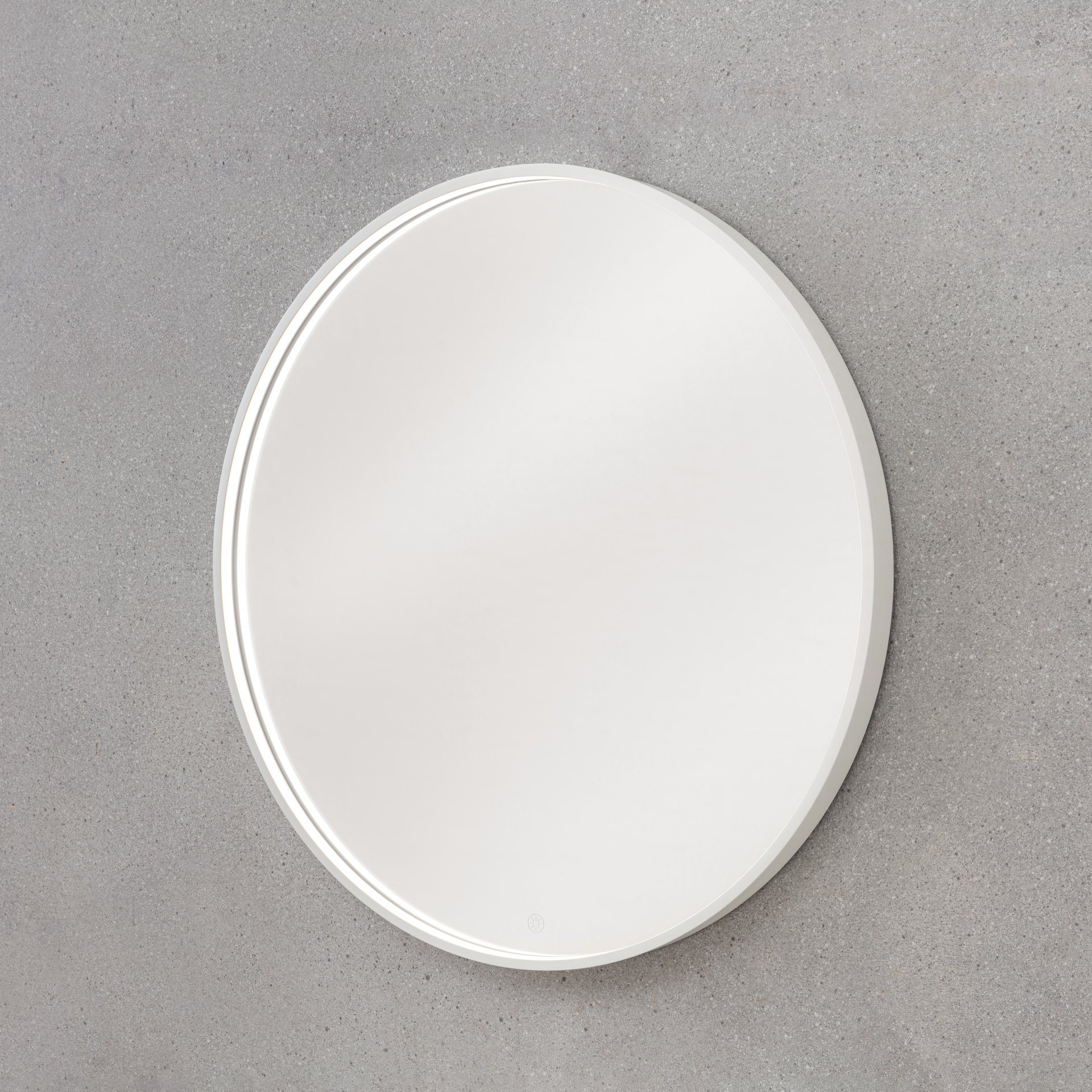 BADEDU VAAL LED Spiegel Ø 70 cm, rund, Weiß, Sensor