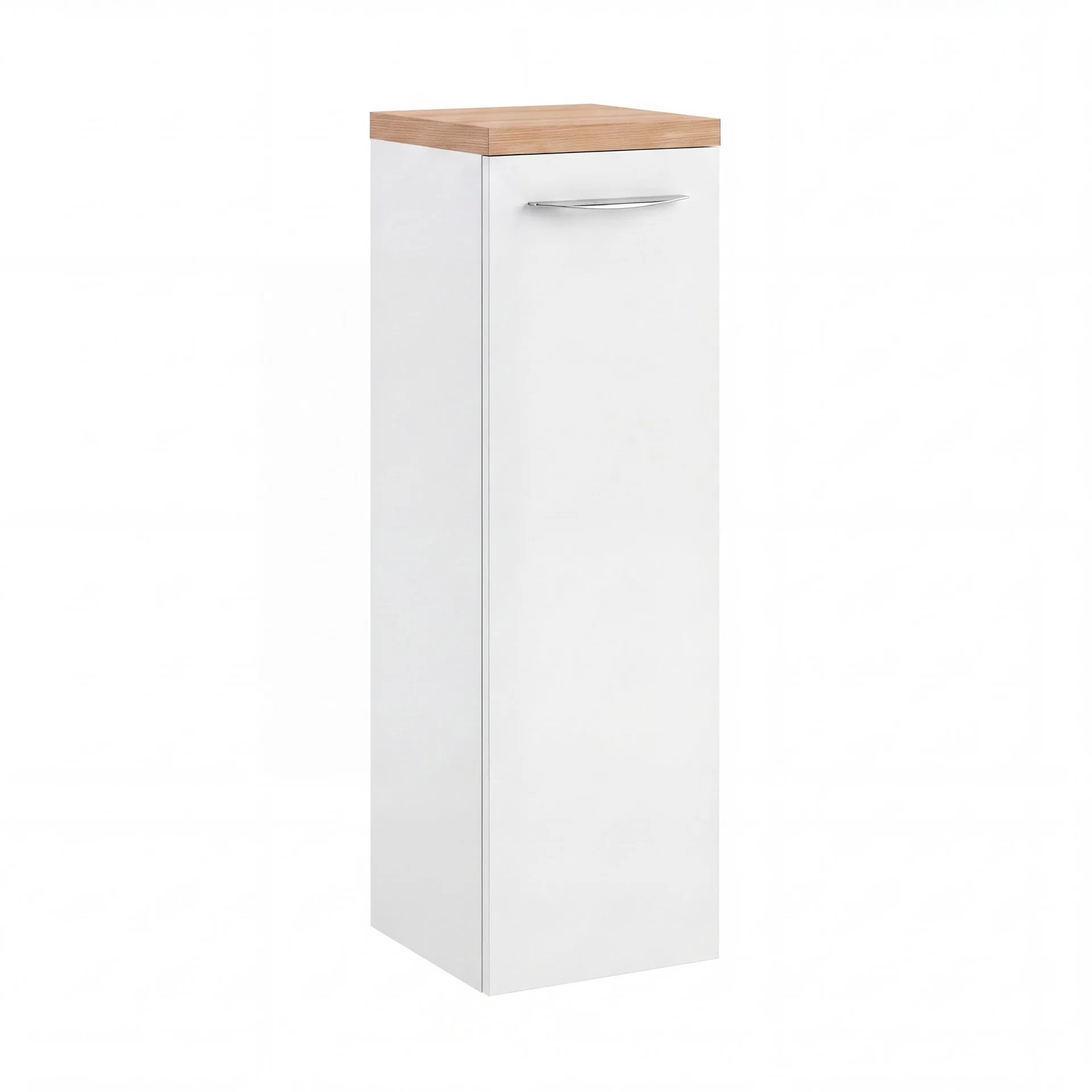 BADEDU OKA Midischrank 33 cm breit, Weiß