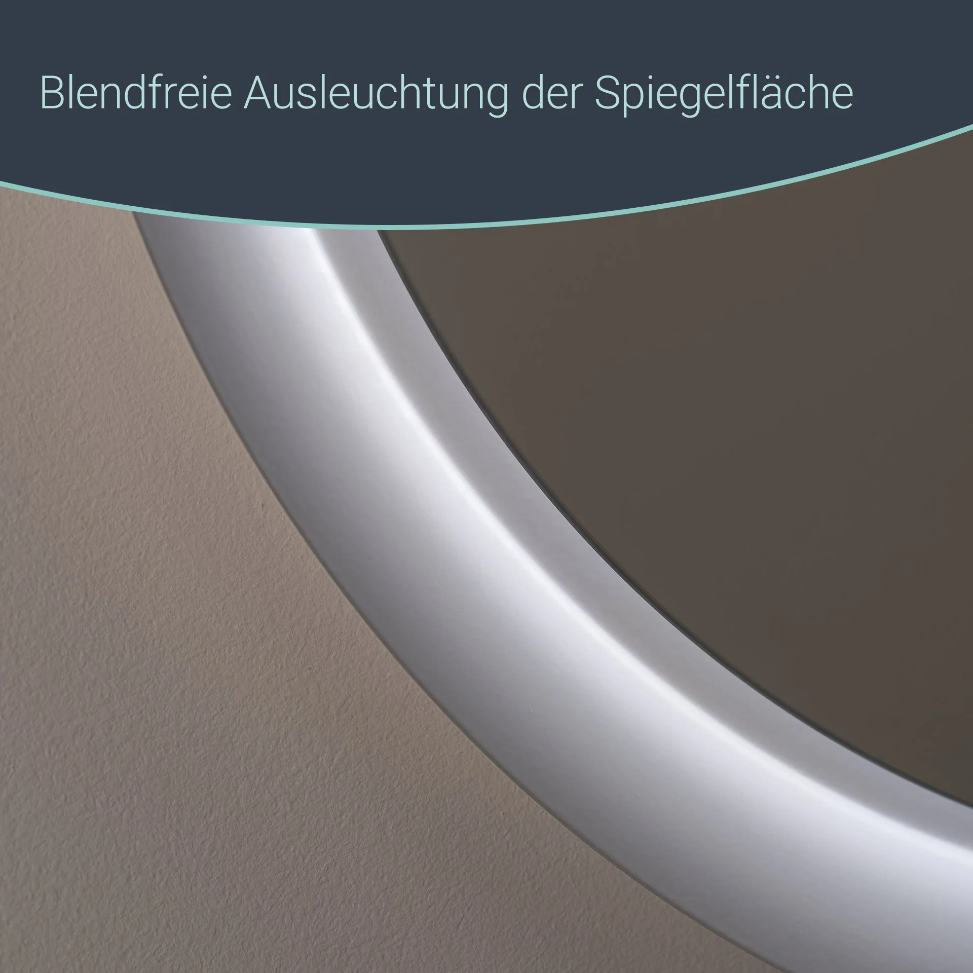 BADEDU IMPERO LED Spiegel Ø 60 cm, rund