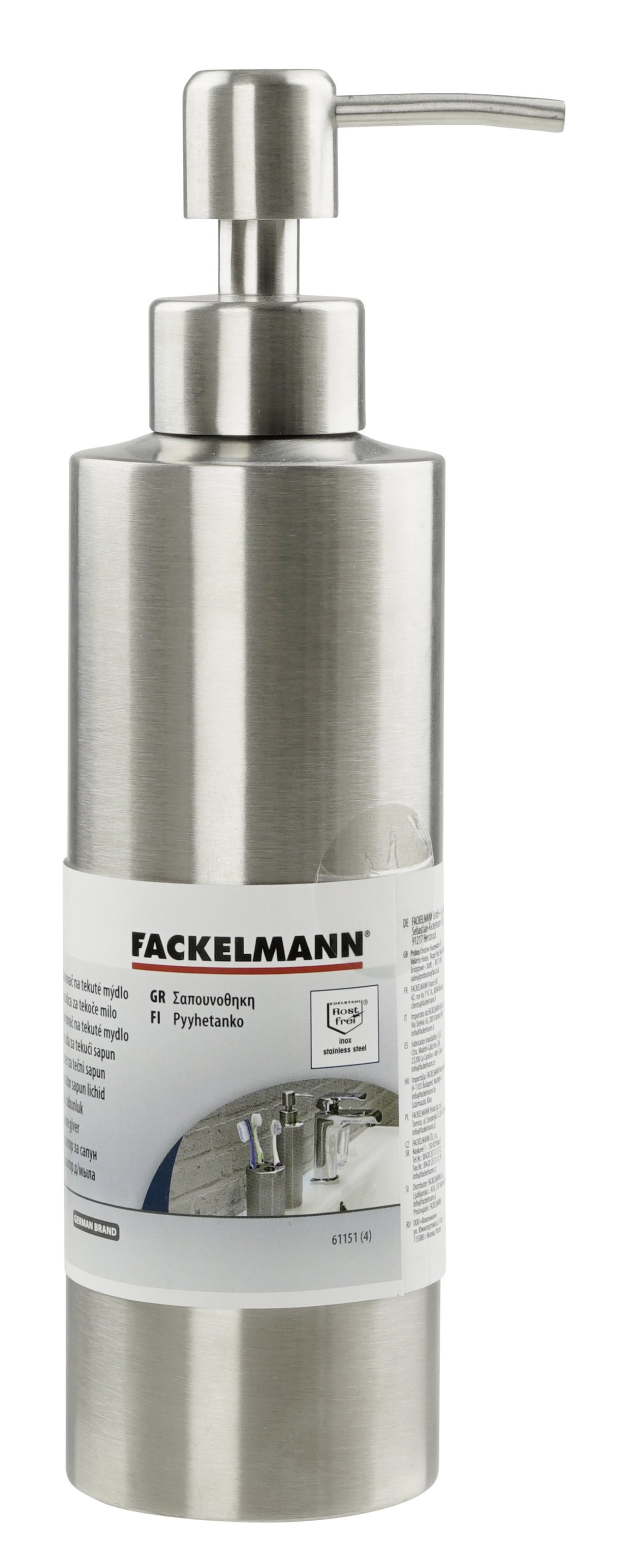 Fackelmann Seifenspender Edelstahl