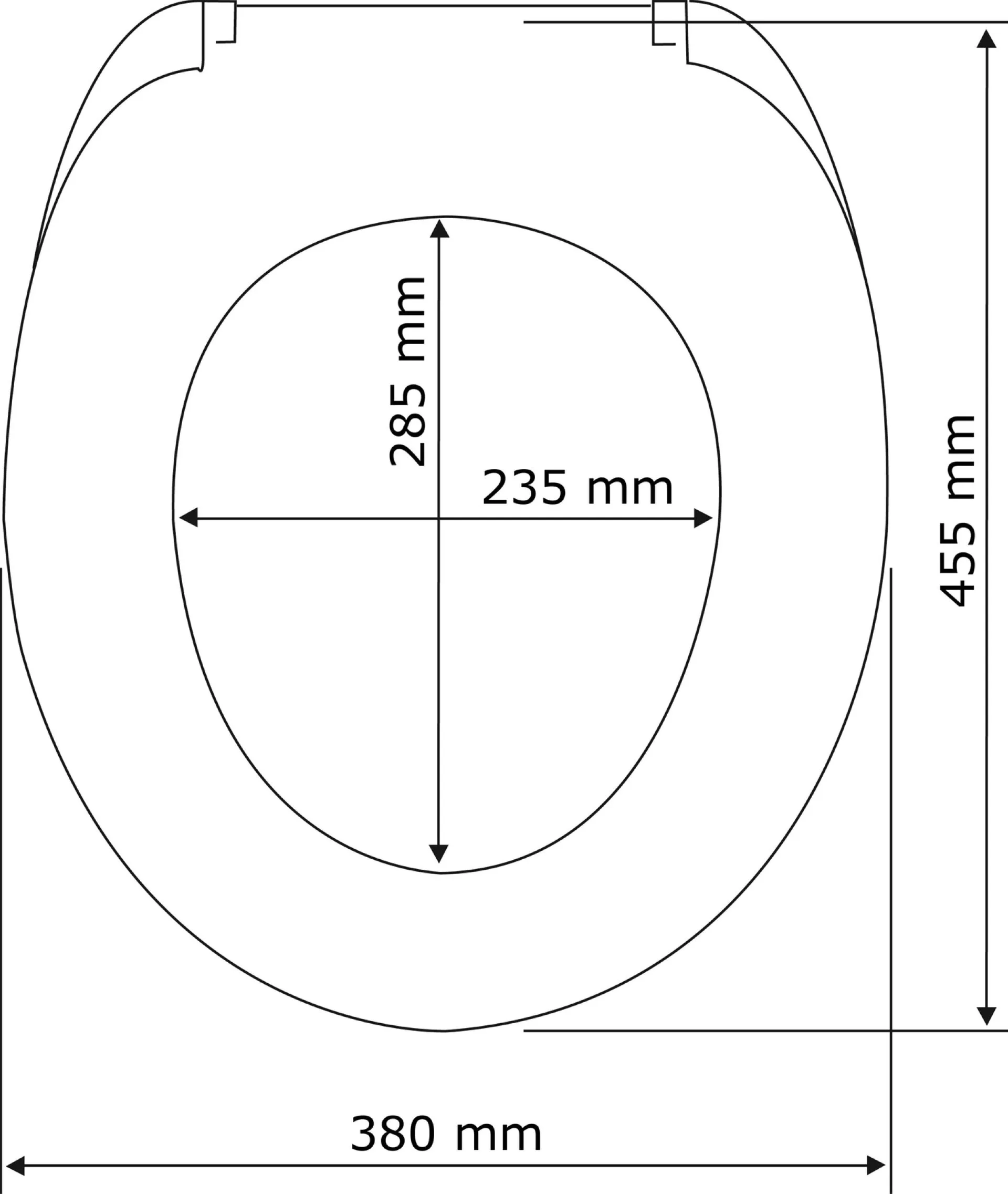WENKO ASTERA WC-Sitz, Duroplast, mit Absenkautomatik