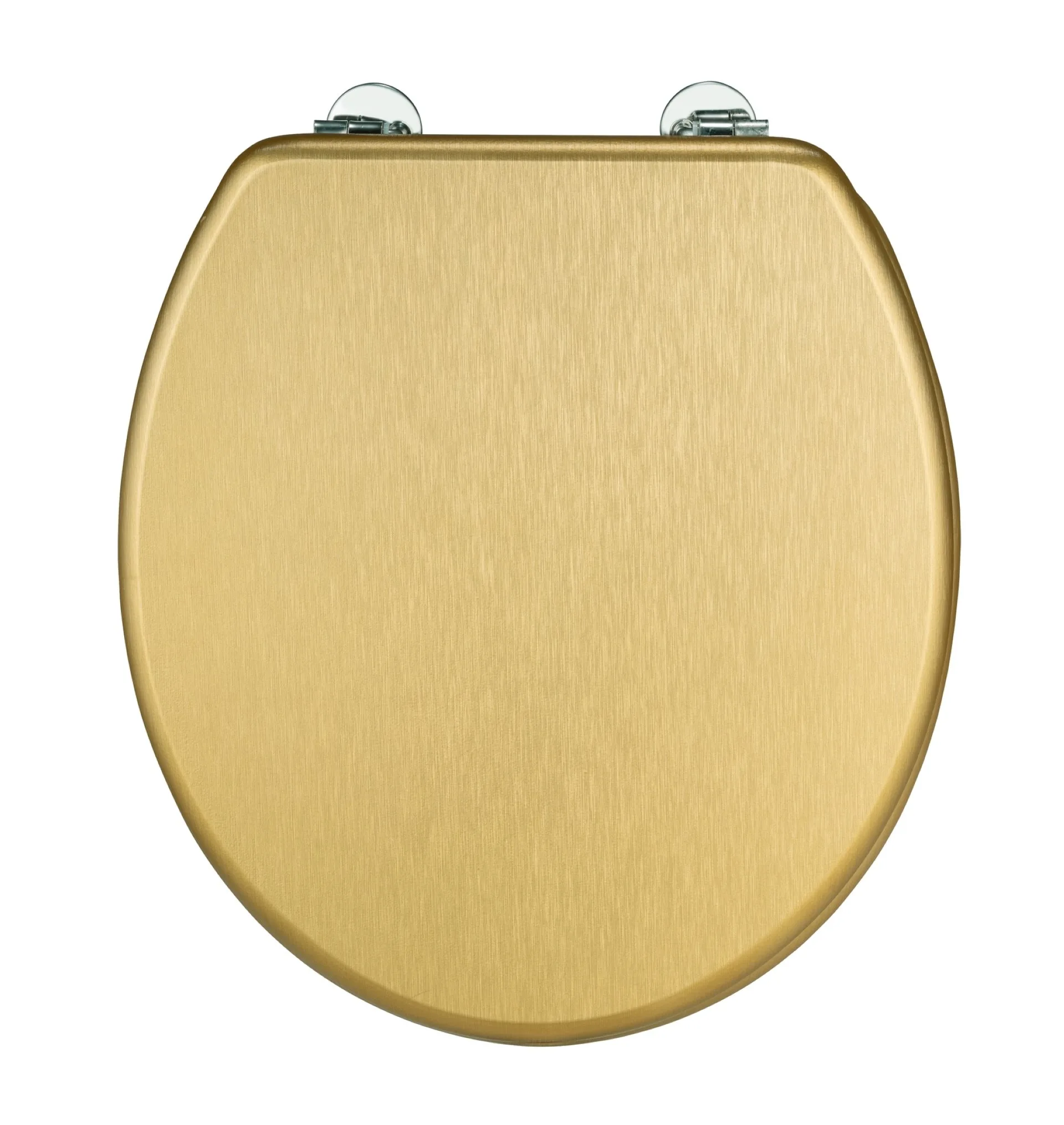 WENKO ALDENO WC-Sitz, Gold, aus MDF