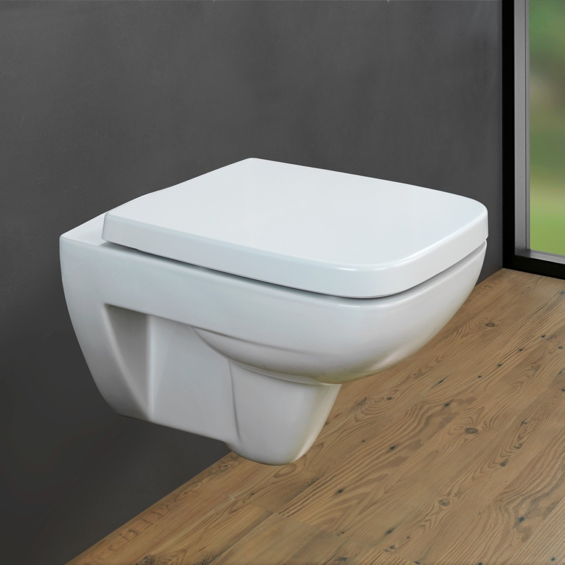 WENKO EXKLUSIV NR. 8 WC-Sitz, Weiß, mit Absenkautomatik