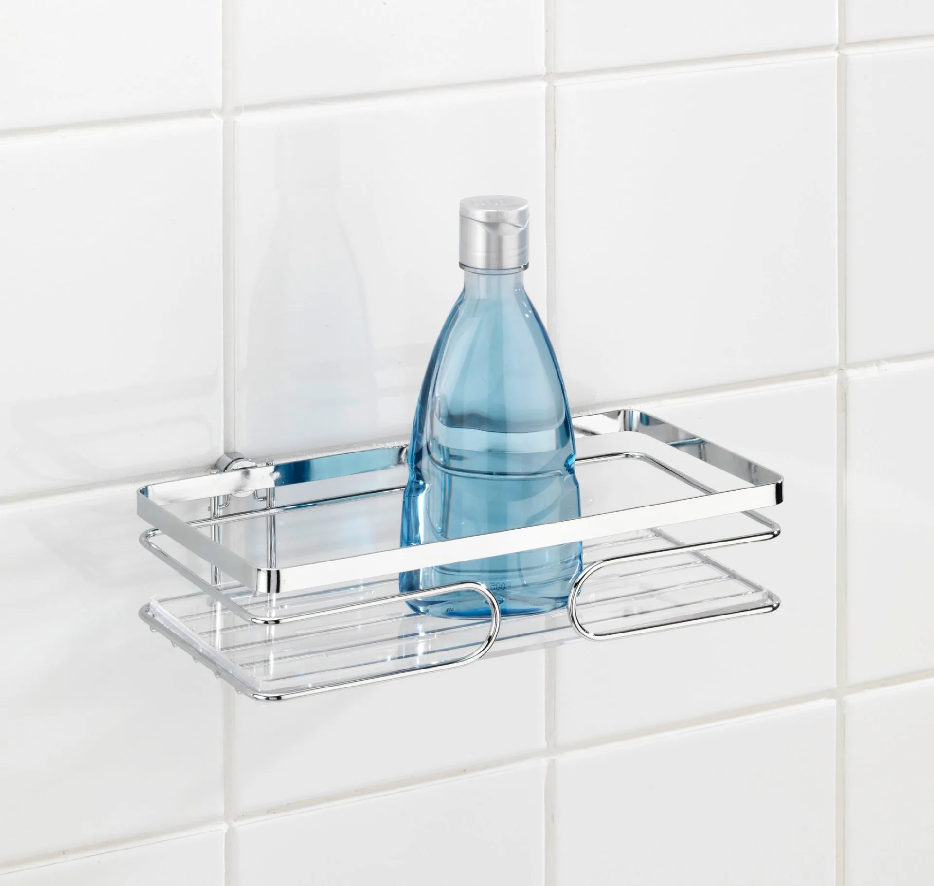 WENKO PREMIUM Duschablage, Chrom, Edelstahl rostfrei