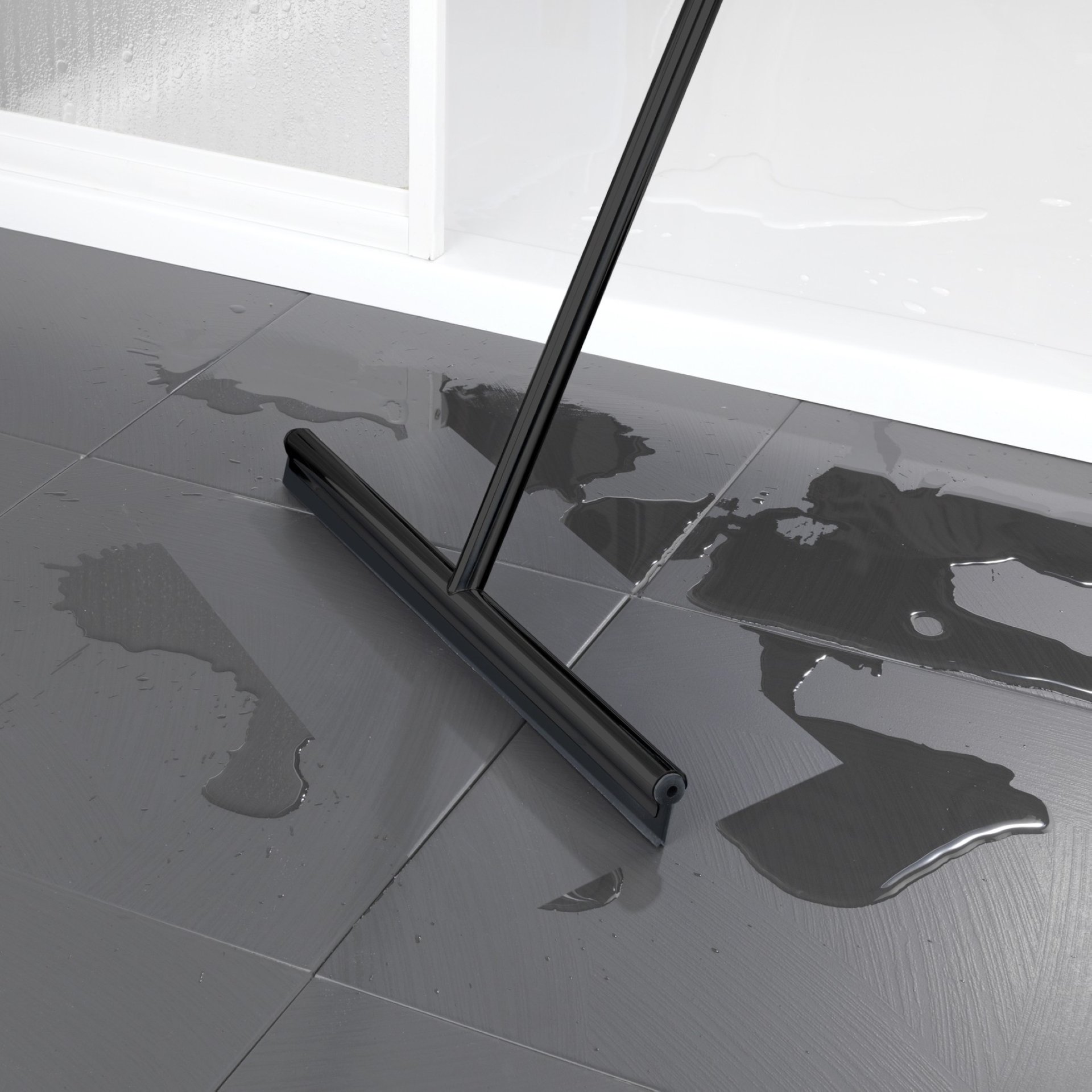 WENKO ROSOLE Boden- und Fensterwischer, Schwarz