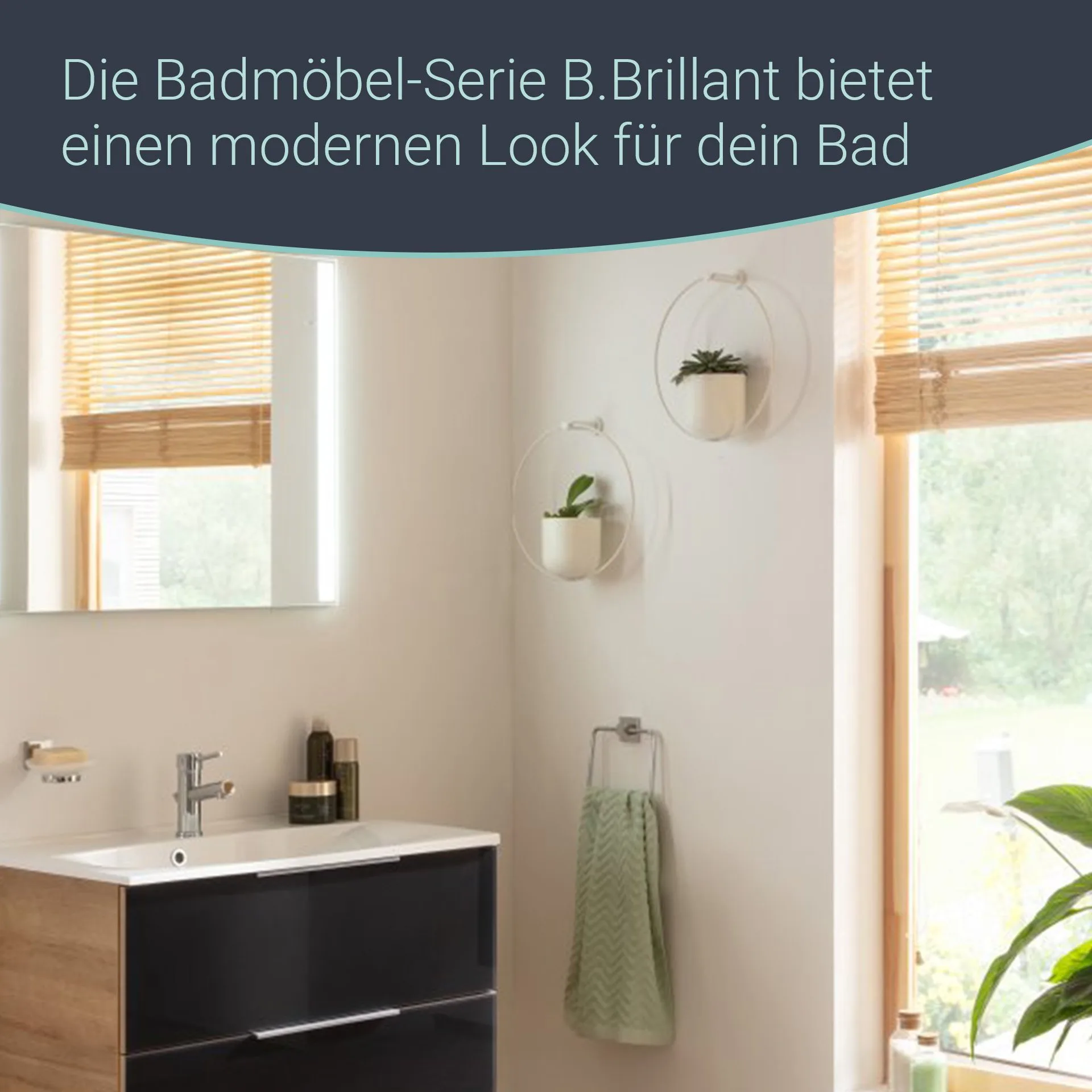 FACKELMANN B.BRILLANT LED Spiegel 40 cm breit