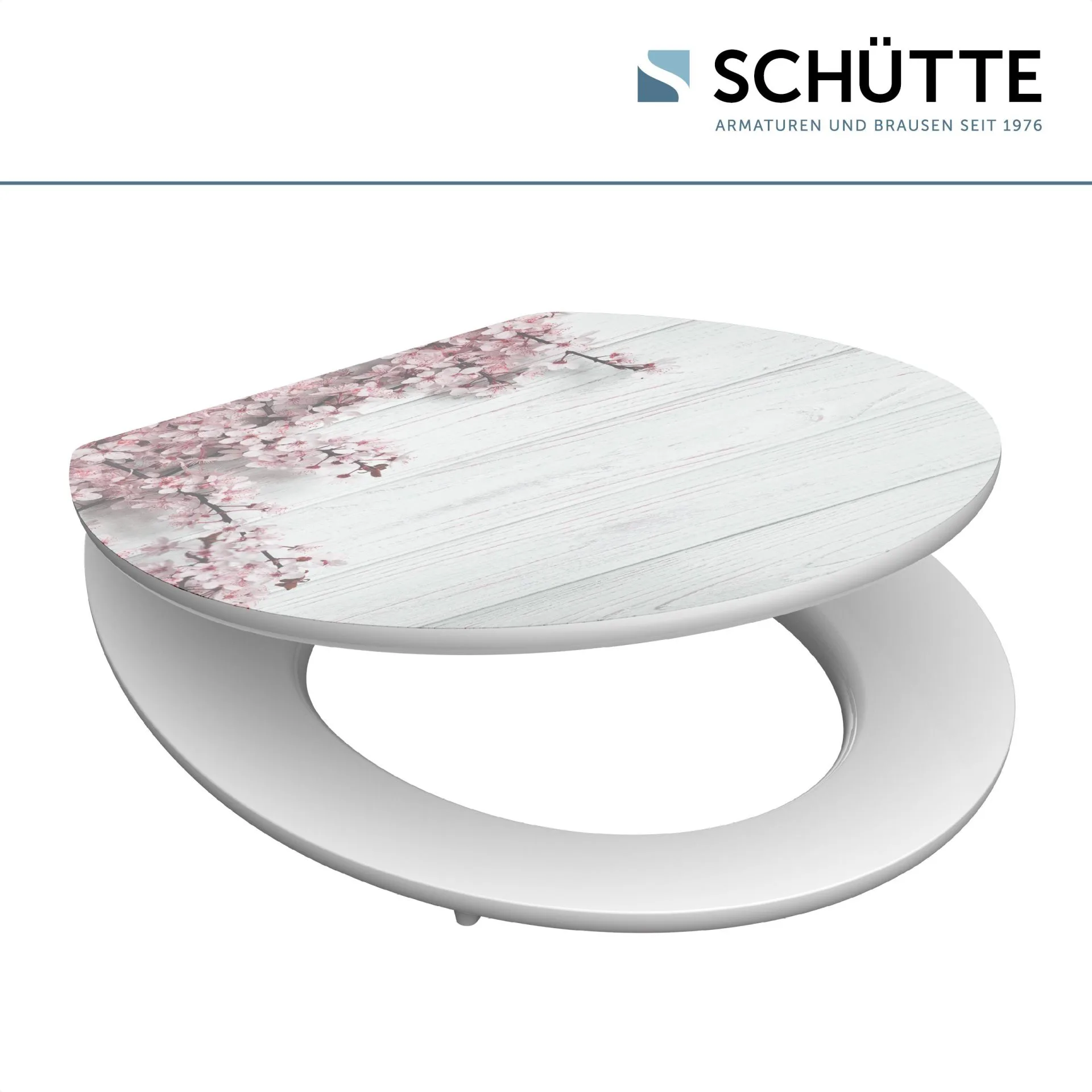 SCHÜTTE FLOWERS AND WOOD WC-Sitz, MDF HG, mit Absenkautomatik