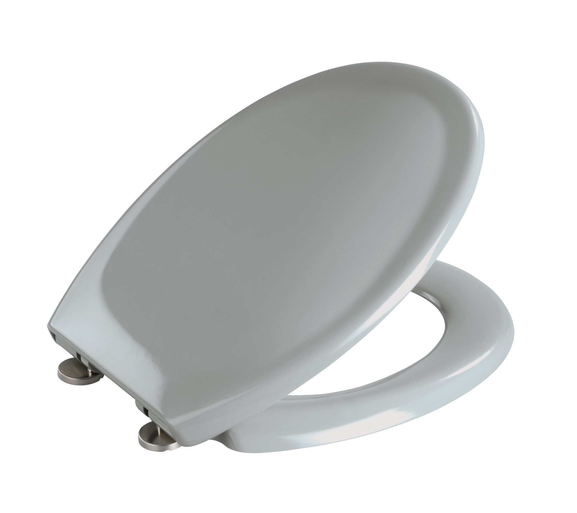 WENKO OTTANA WC-Sitz, Grau, mit Absenkautomatik