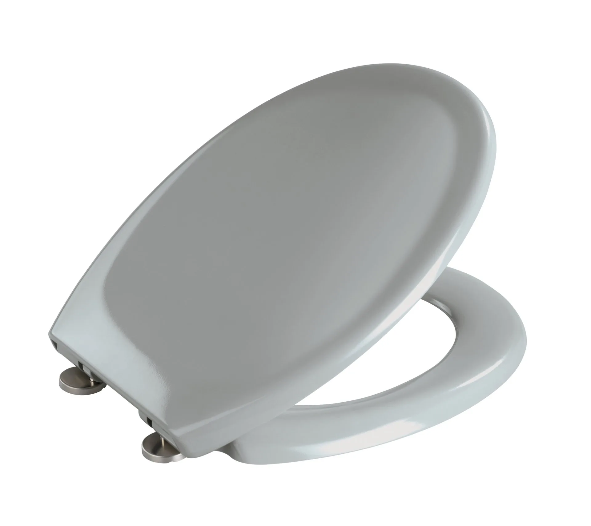WENKO OTTANA WC-Sitz, Grau, mit Absenkautomatik