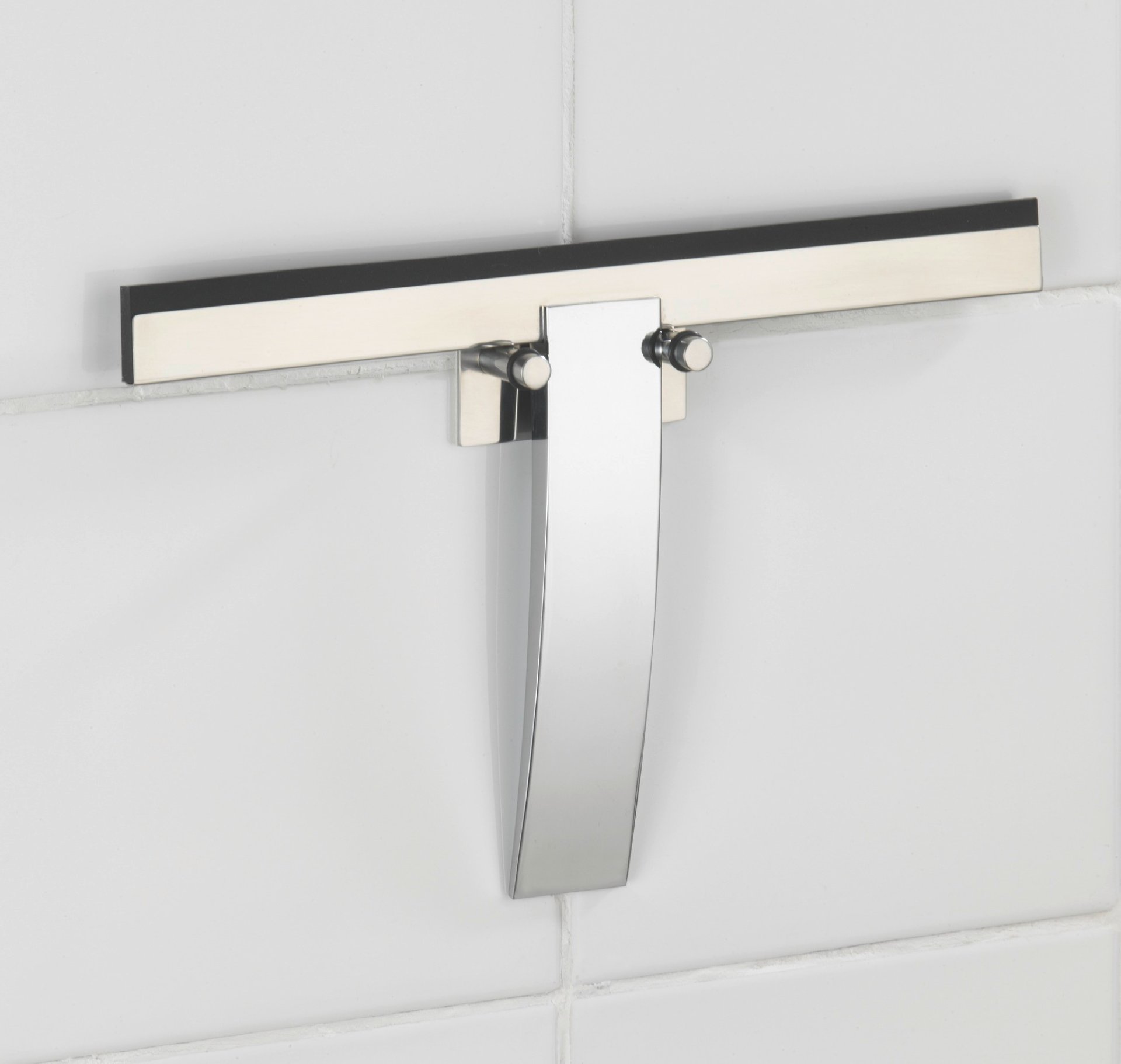 WENKO GELA Duschabzieher, Silber