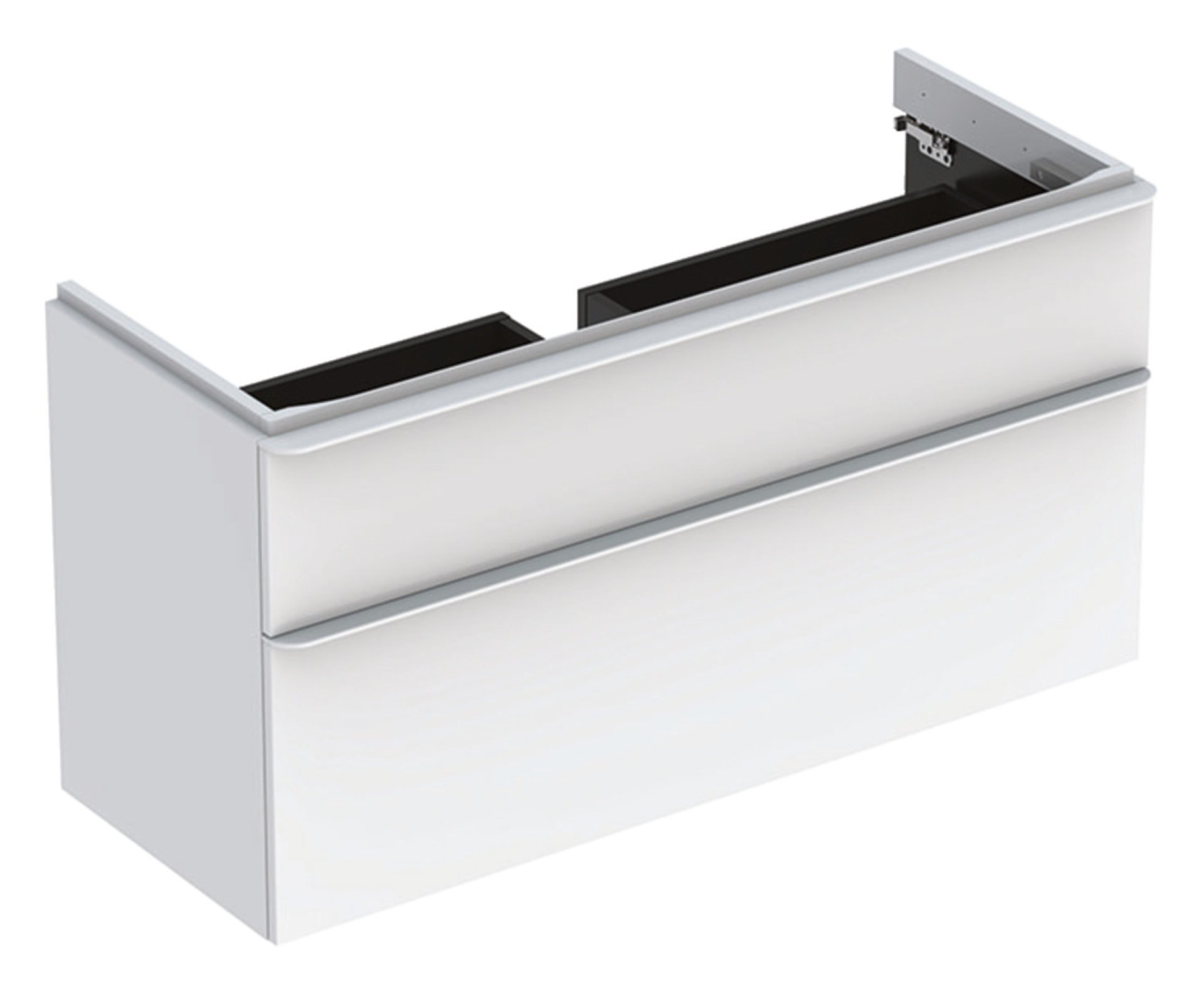 GEBERIT SMYLE SQUARE Waschbeckenunterschrank 118,4 cm breit, Weiß