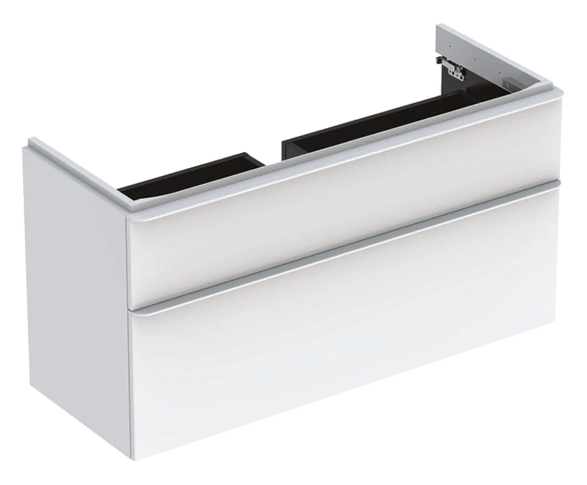 GEBERIT SMYLE SQUARE Waschbeckenunterschrank 118,4 cm breit, Weiß