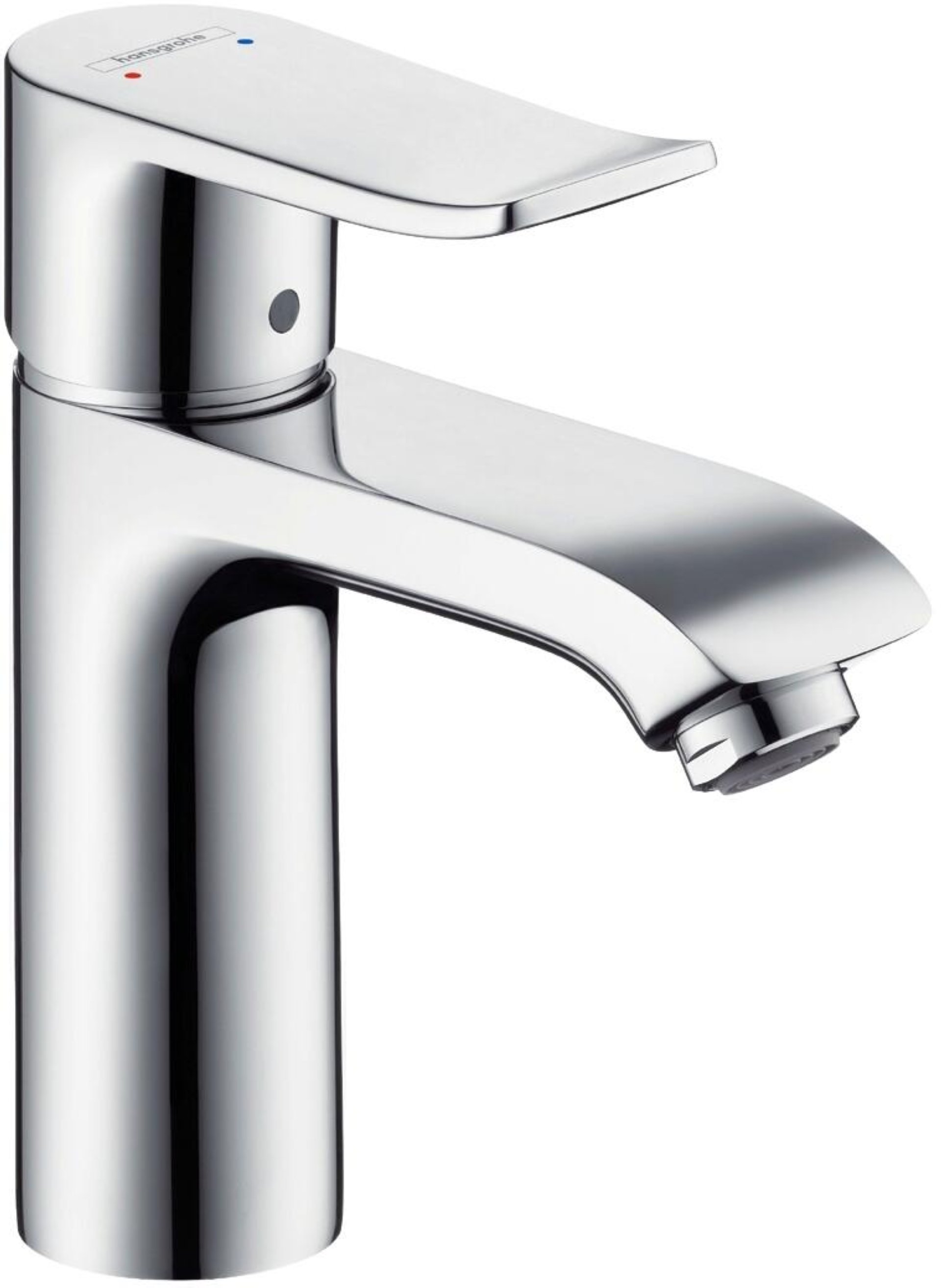 HANSGROHE METRIS 110 Waschtischarmatur, Chrom, mit Ablaufgarnitur, mit Niederdruck