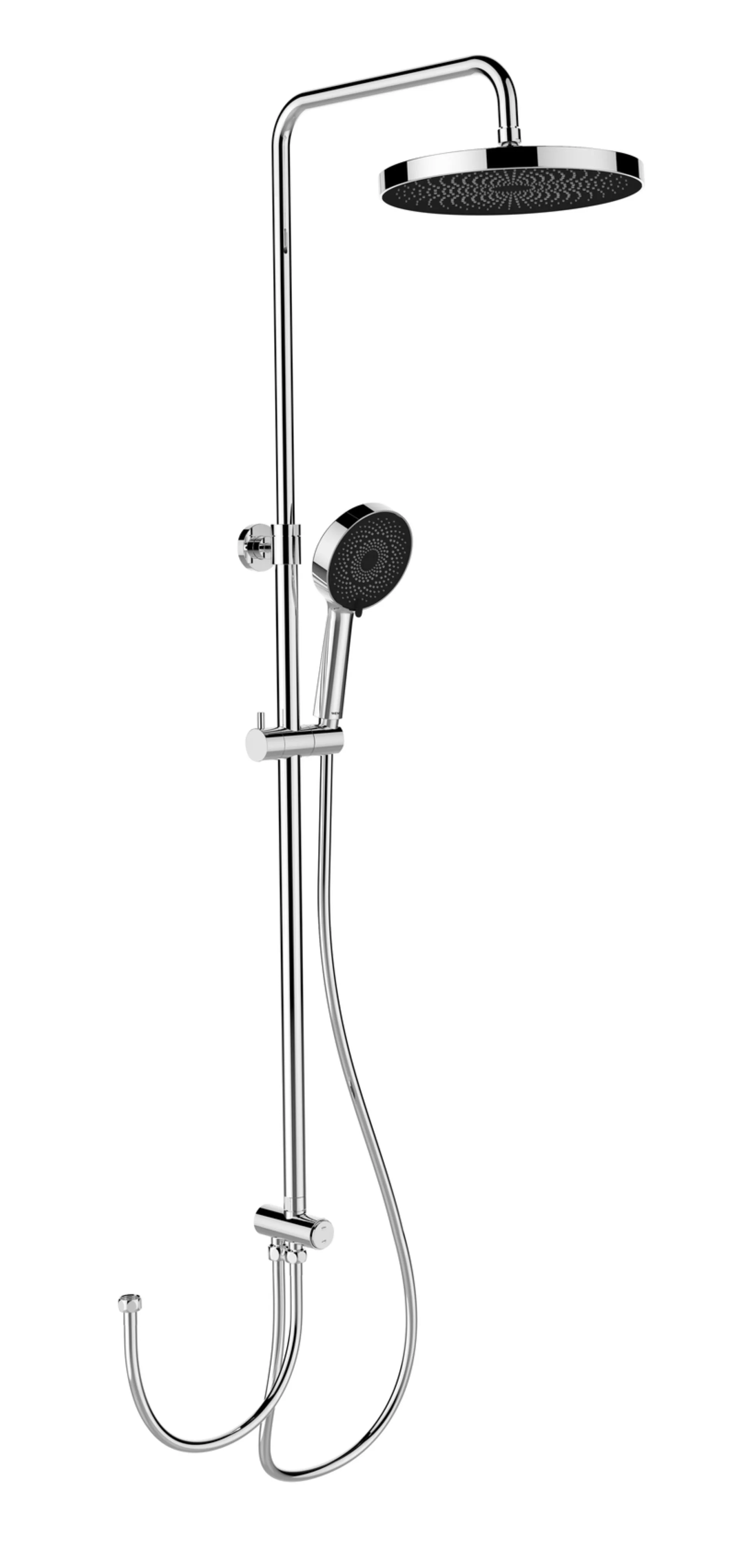 WENKO SOFTWATER Duschsystem, Chrom/Grau
