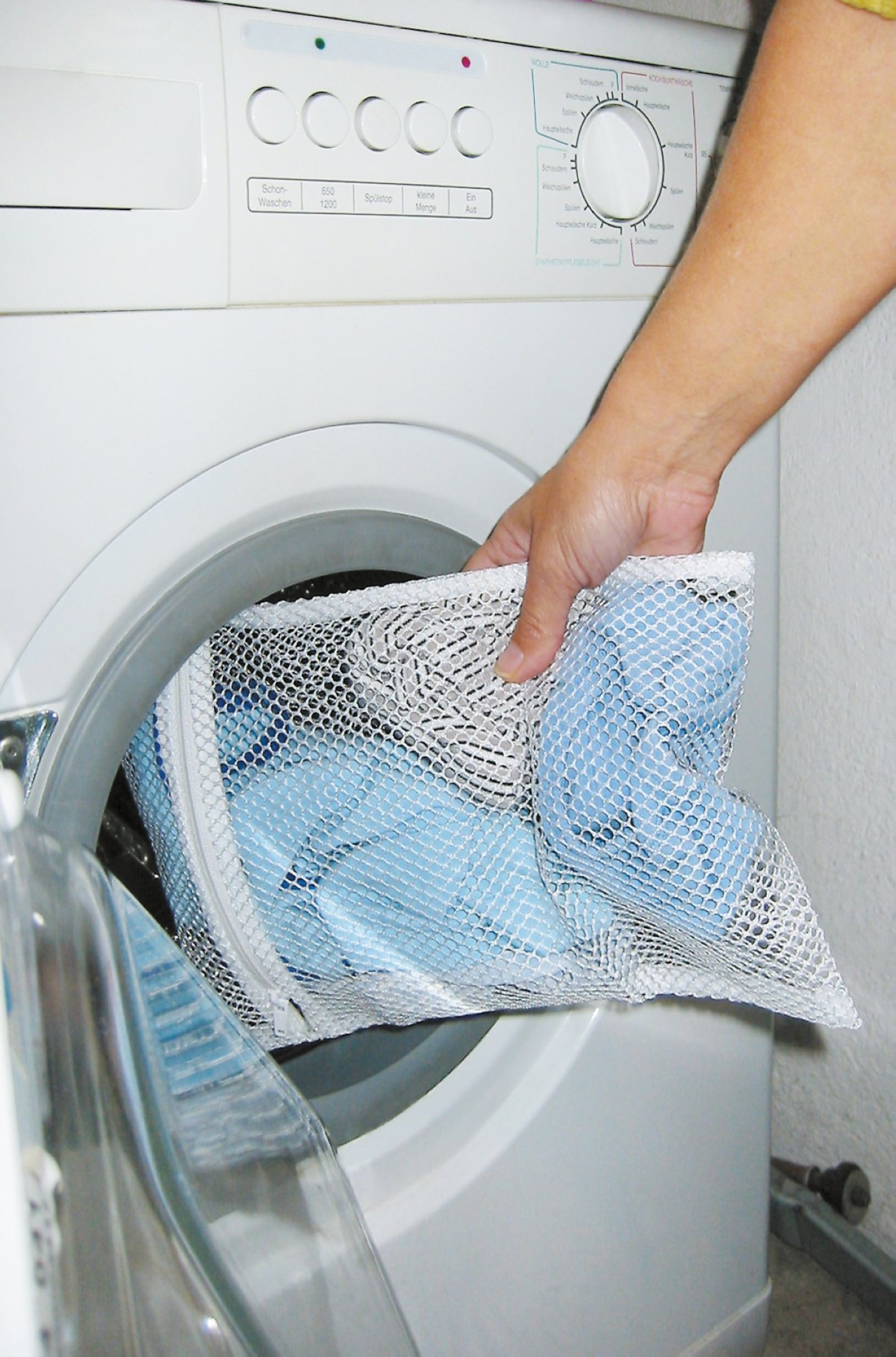 FACKELMANN Wäsche Schutznetz 30x40 cm, Weiß