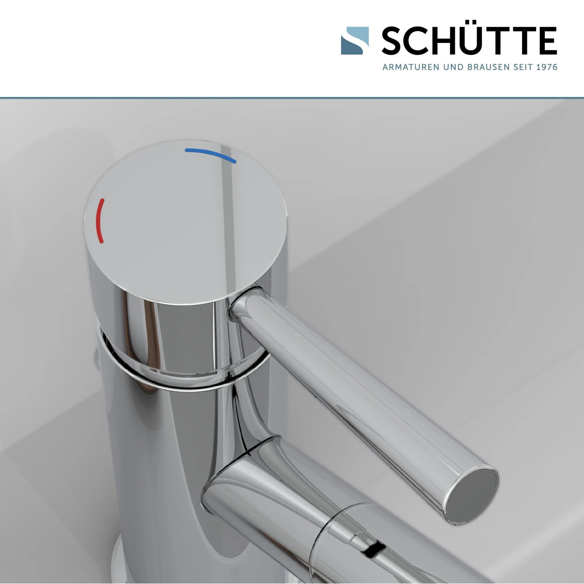 SCHÜTTE CORNWALL Waschtischarmatur, Chrom, Niederdruck
