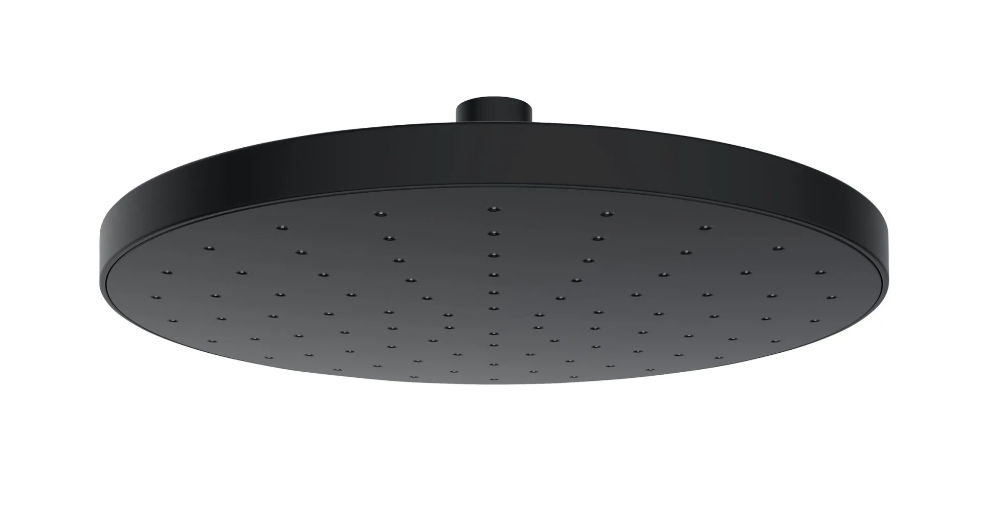 WENKO Duschkopf Regendusche Ø 22,5 cm, Schwarz, mit Automatischer Reinigungsfunktion