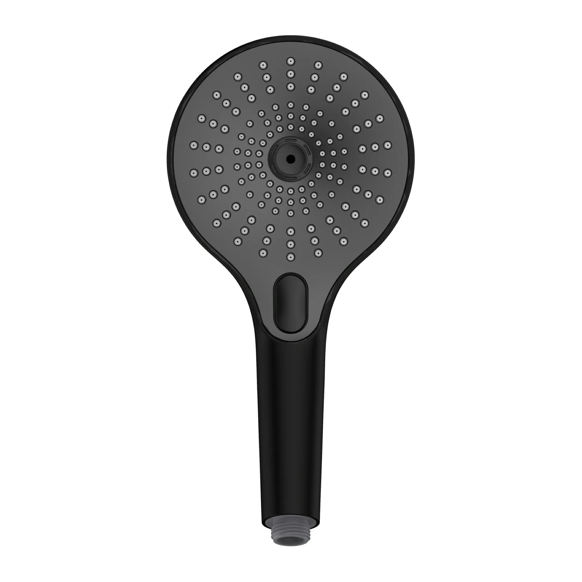 WENKO ULTIMATE Duschkopf Ø 13 cm, Schwarz/Grau, 3 verschiedene Wasserstrahlarten