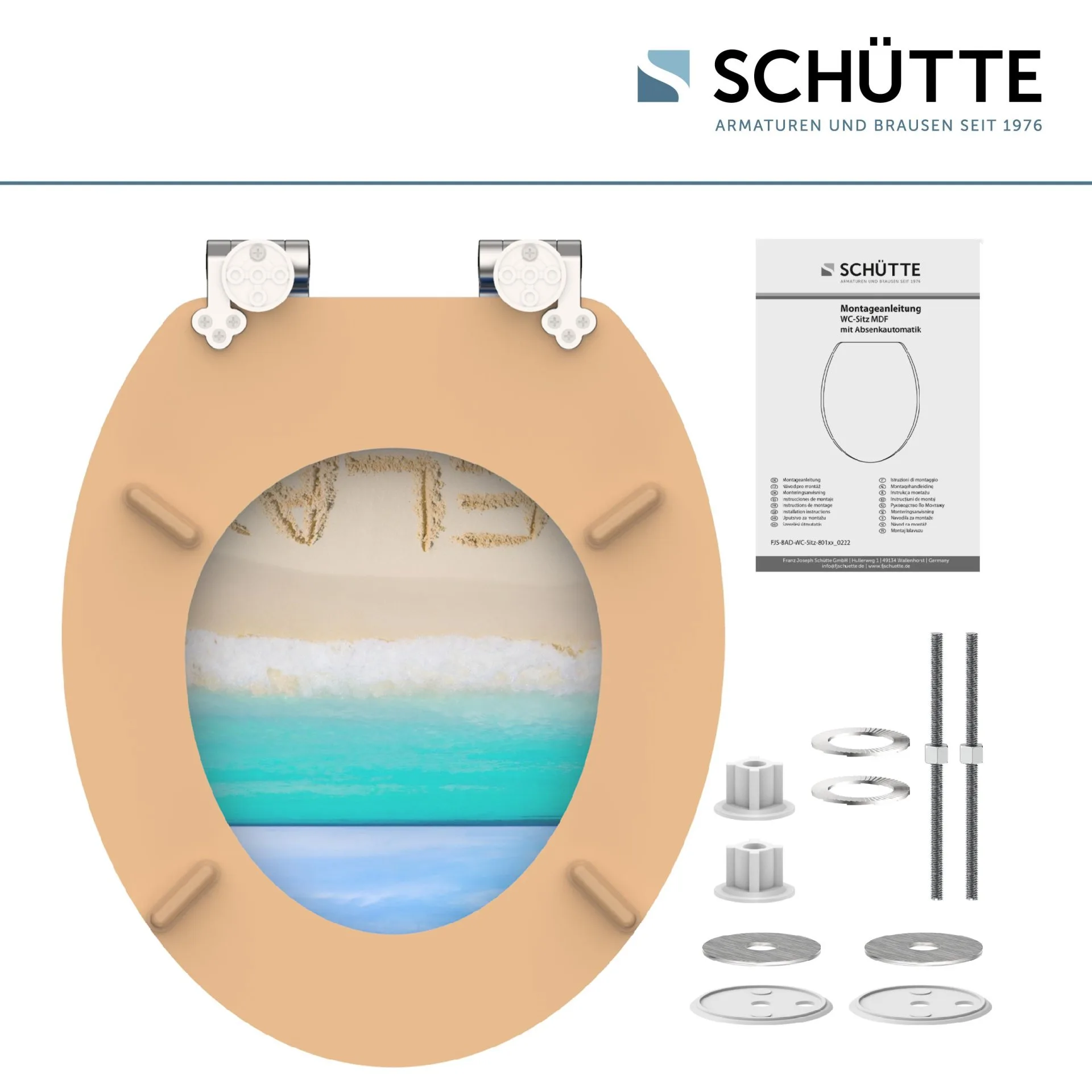 SCHÜTTE RELAX WC-Sitz, MDF, mit Absenkautomatik