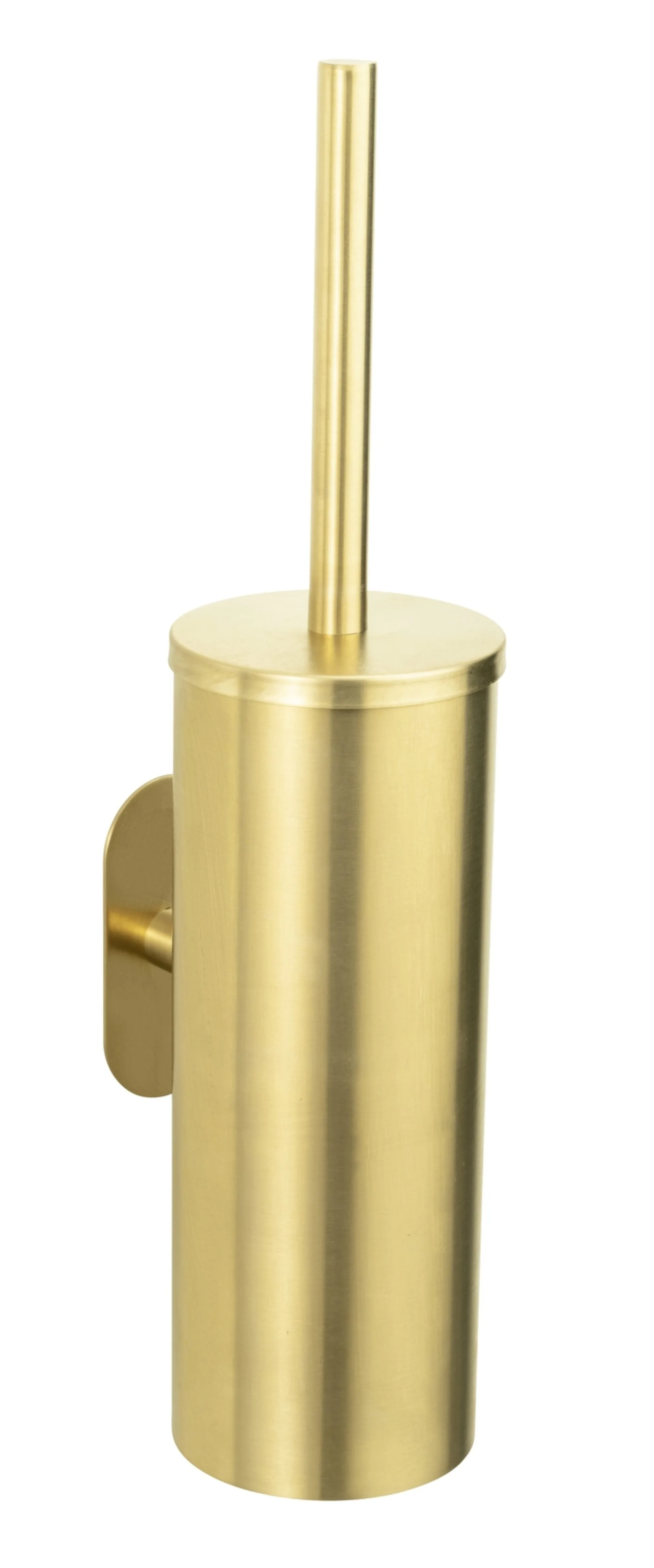 WENKO OREA WC-Garnitur, Gold matt, Edelstahl rostfrei, Befestigen ohne Bohren