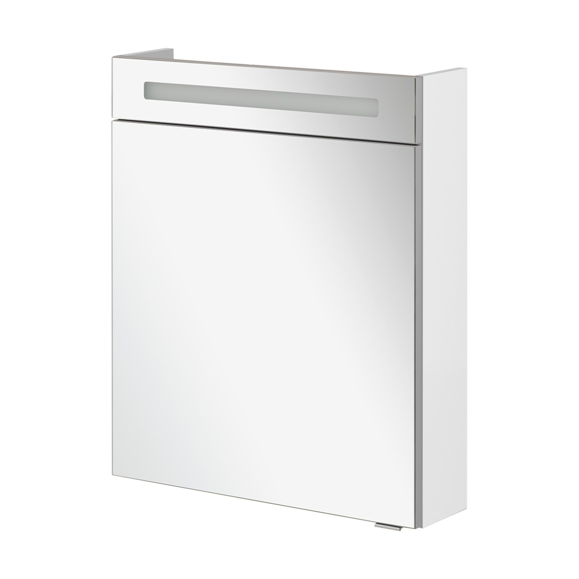FACKELMANN B.CLEVER LED Spiegelschrank 60 cm breit, Weiß