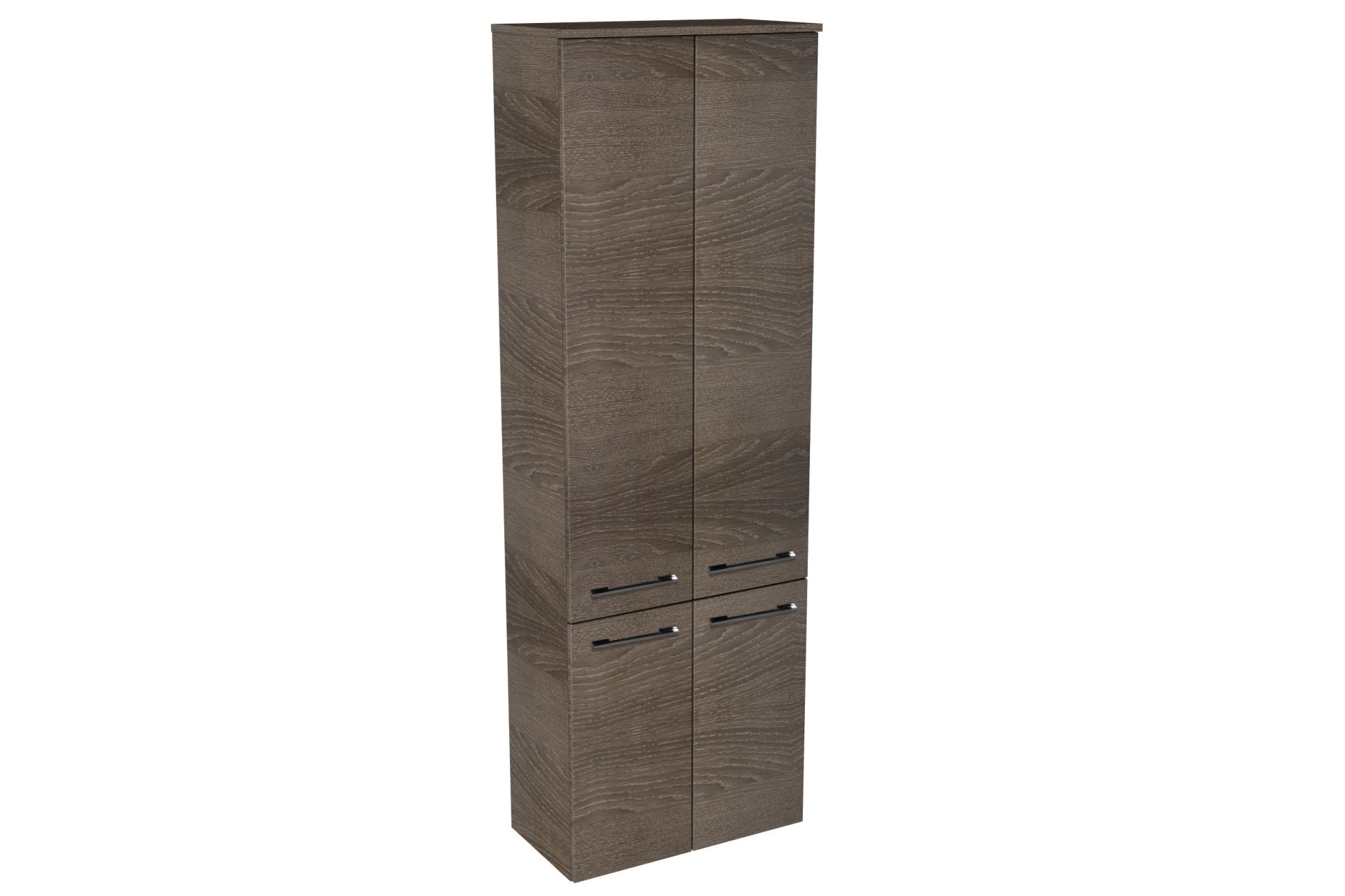 Lanzet Hochschrank 60 cm, Dunkelbraun