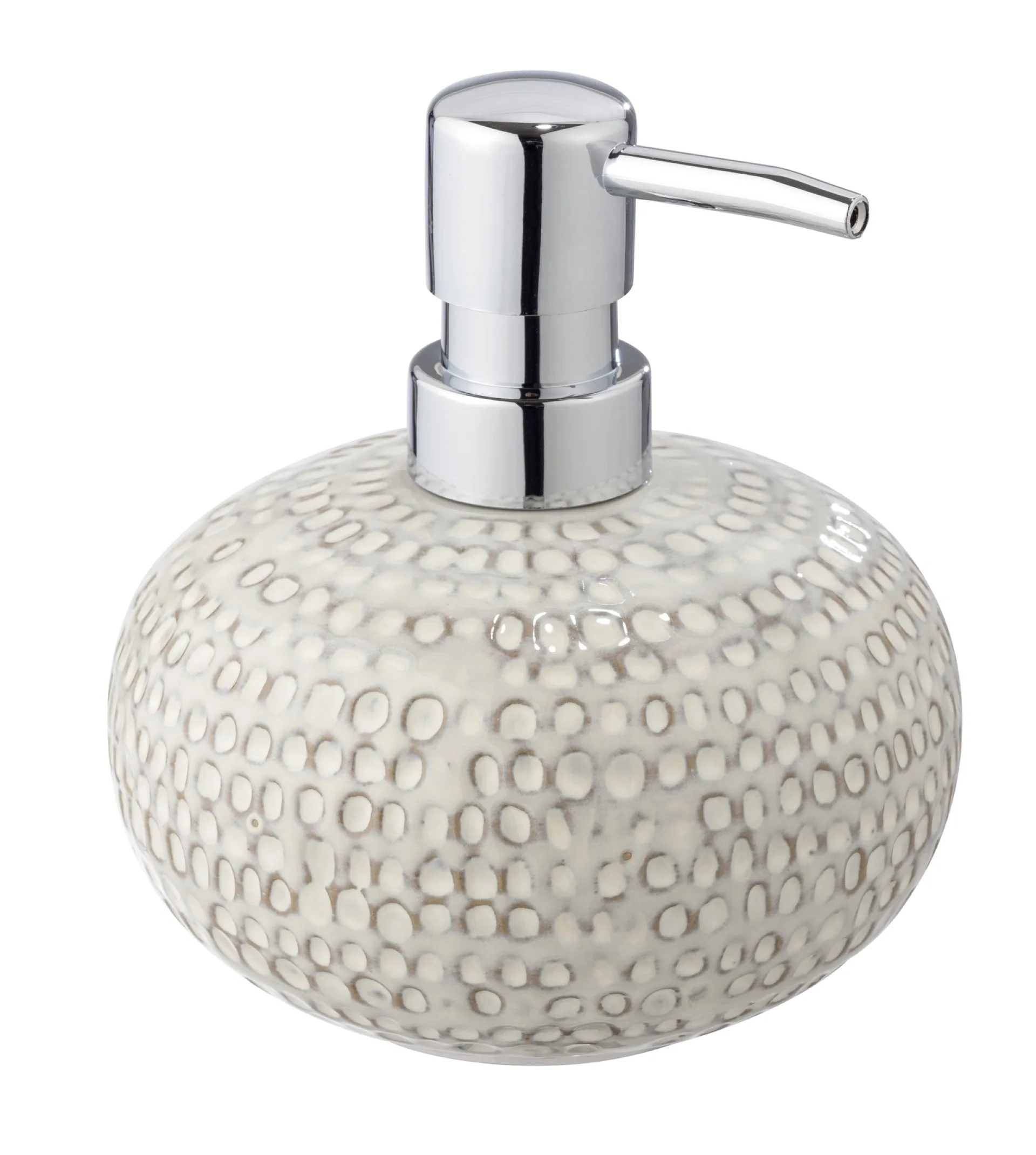 WENKO PERGOLE Accessoire Set, Beige, Zahnputzbecher, Seifenspender, Keramik