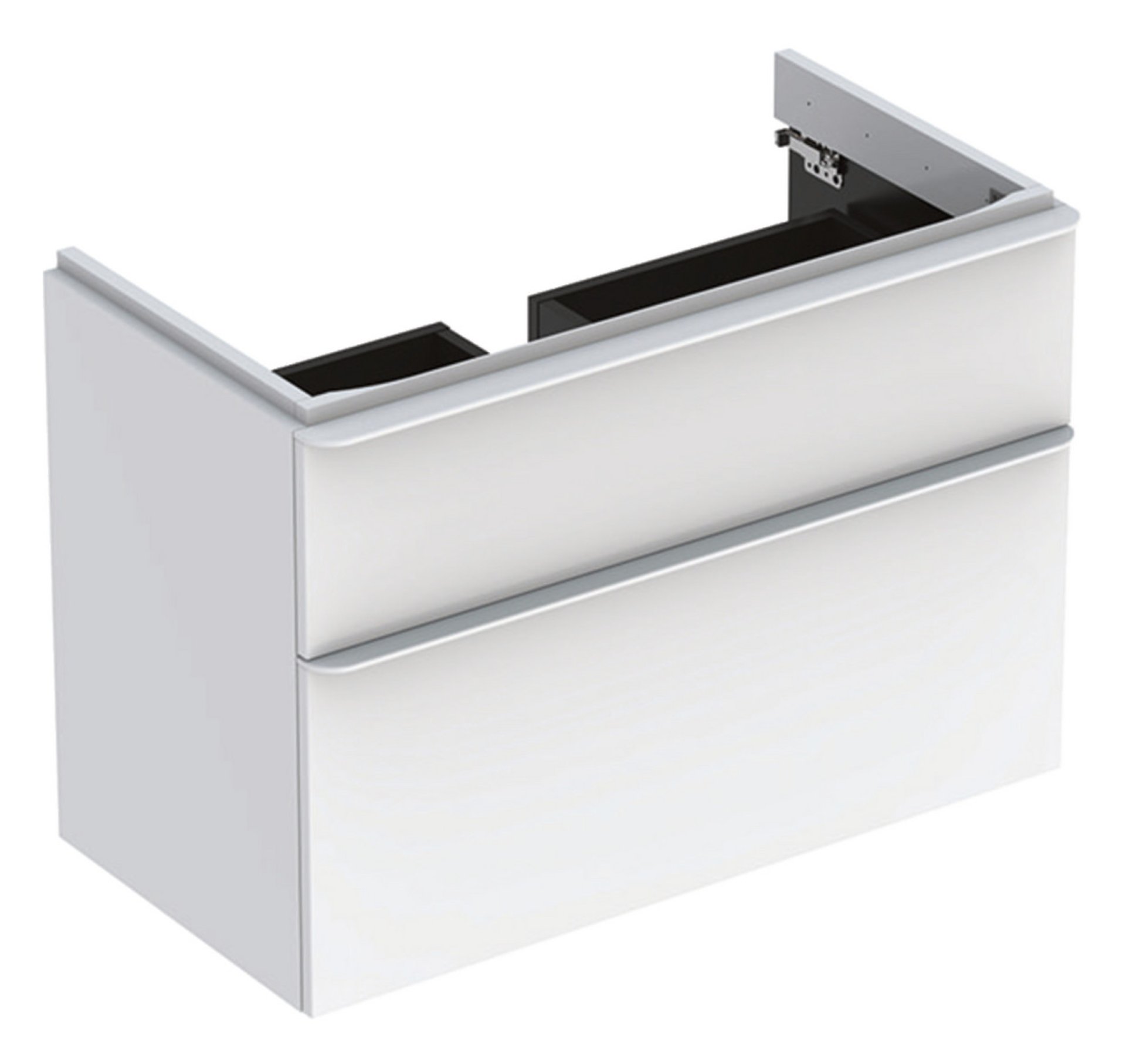 GEBERIT SMYLE SQUARE Waschbeckenunterschrank 88,4 cm breit, Weiß