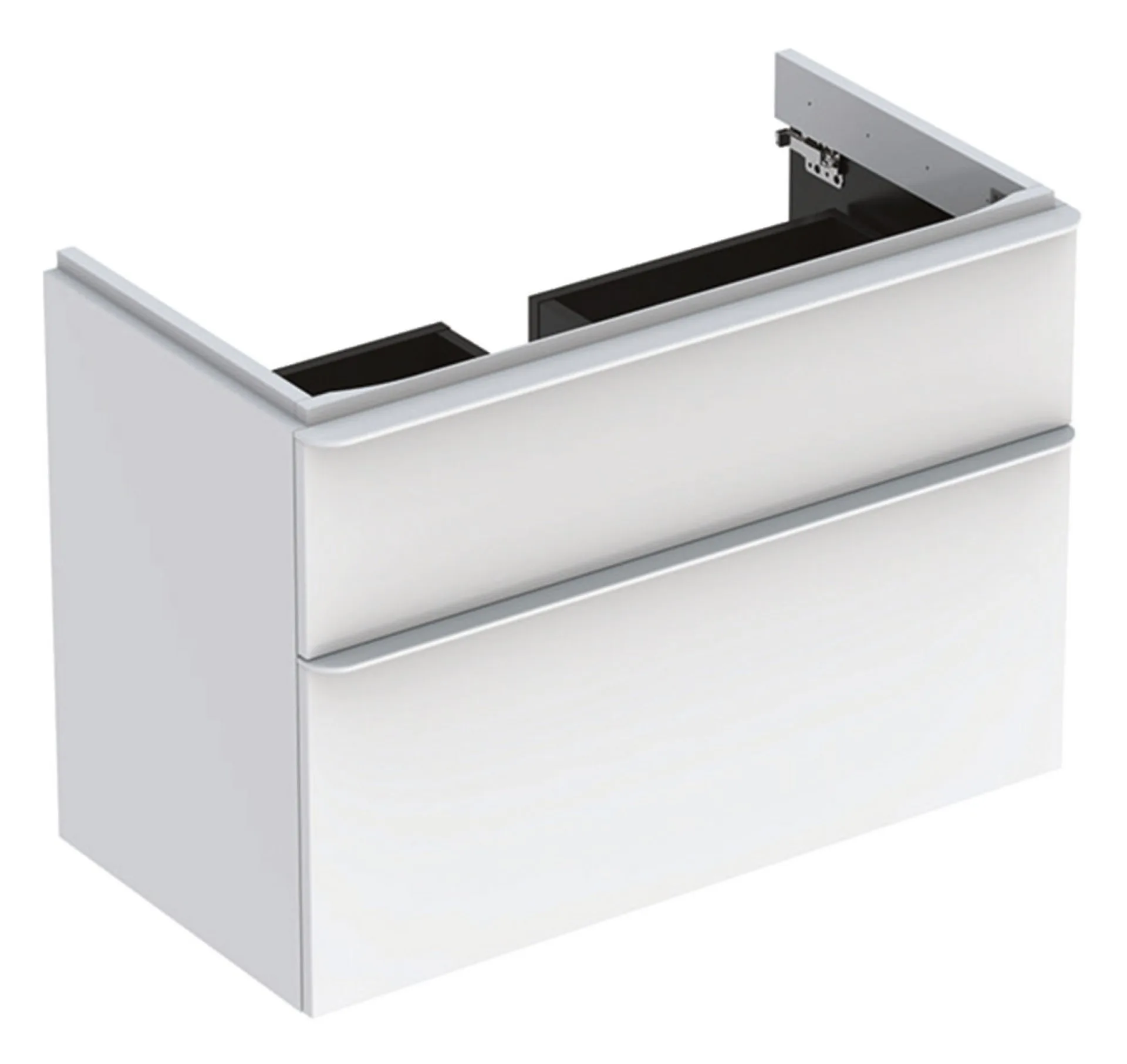 GEBERIT SMYLE SQUARE Waschbeckenunterschrank 88,4 cm breit, Weiß