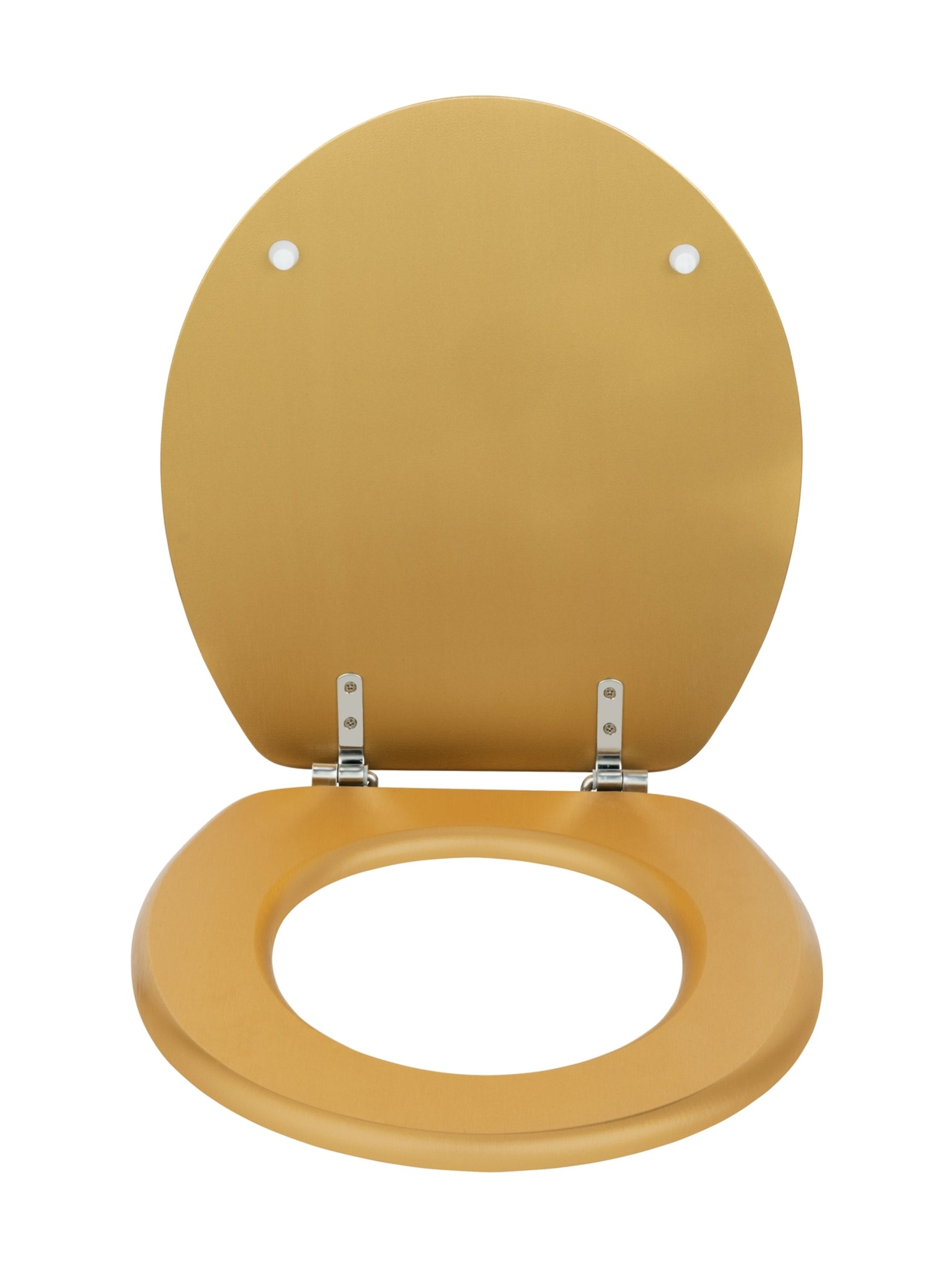 WENKO ALDENO WC-Sitz, Gold, aus MDF