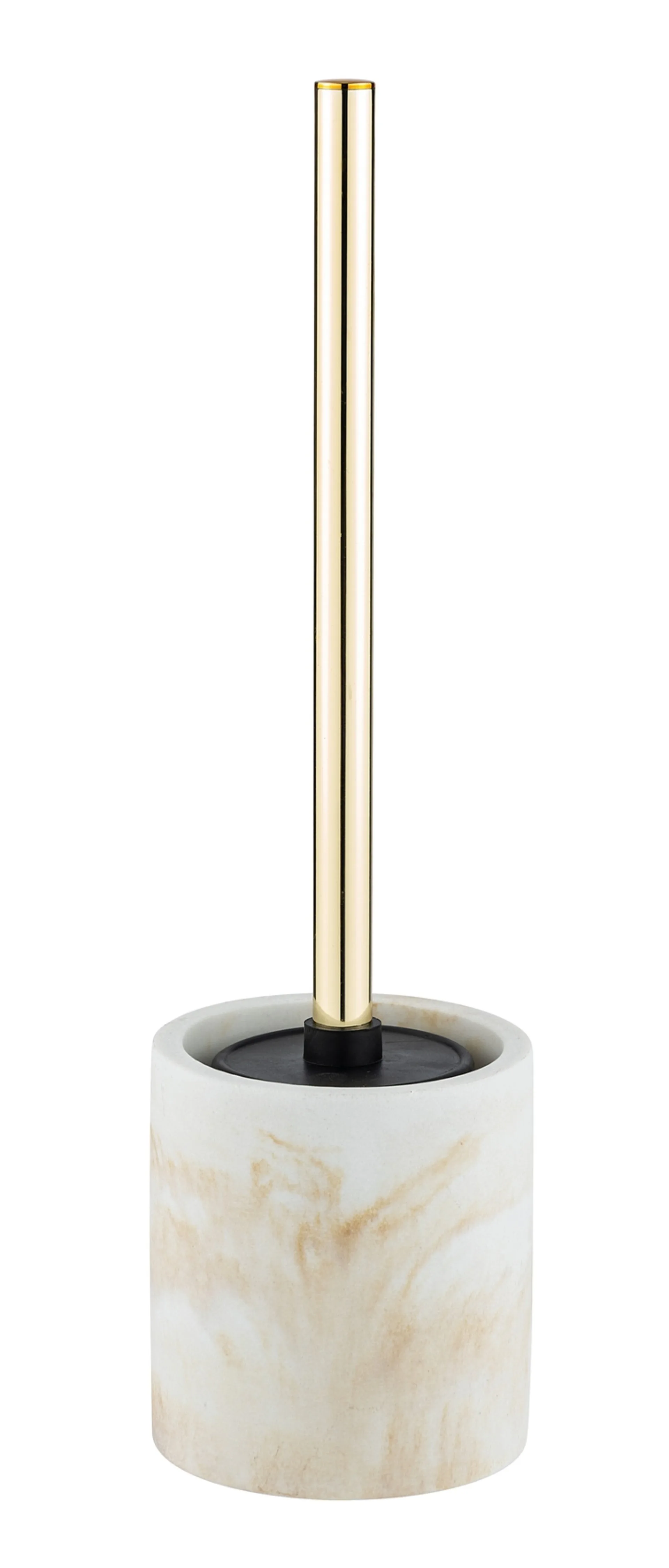 WENKO ODOS WC-Garnitur, Beige/Gold