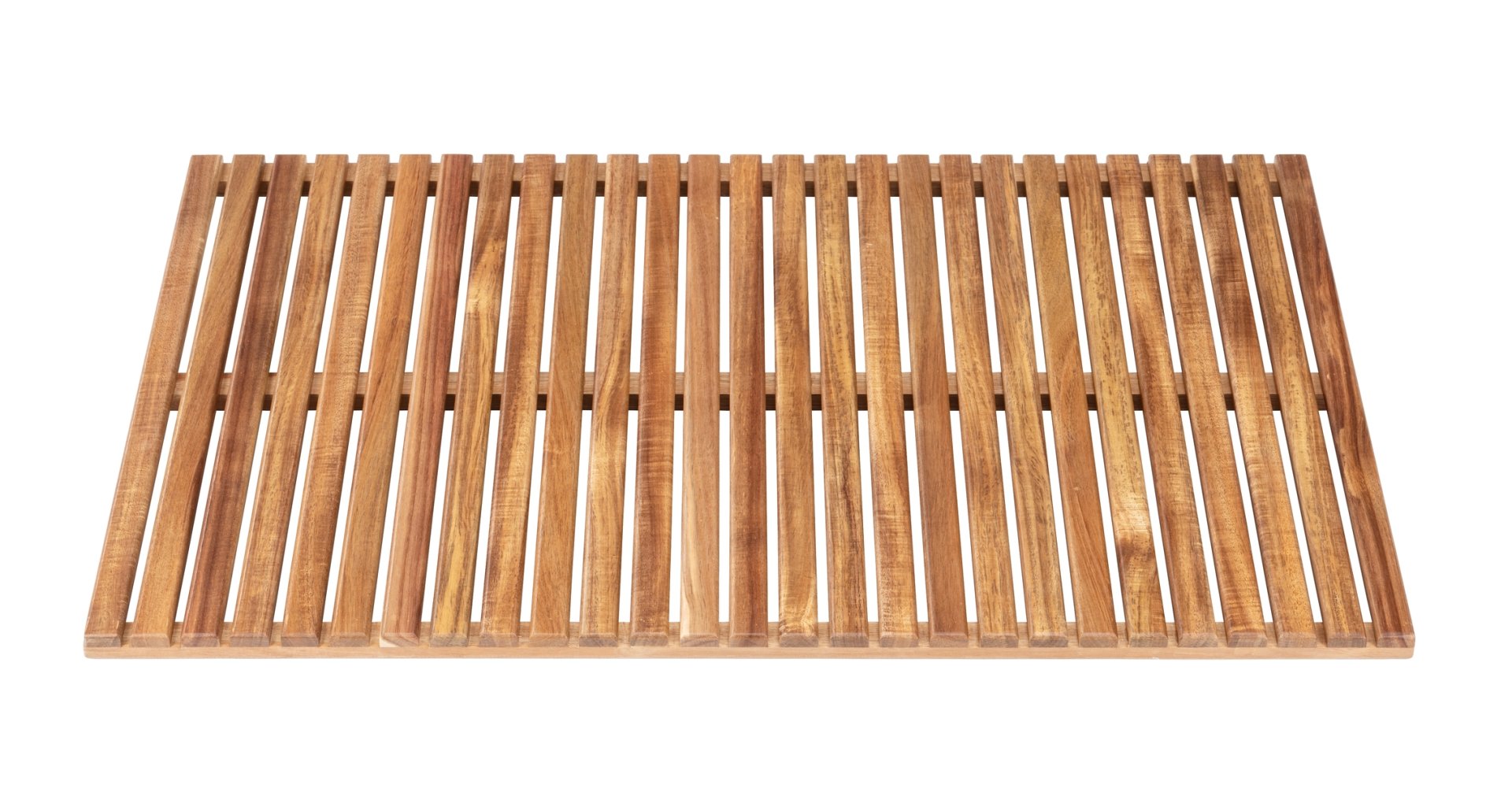 WENKO ACACIA Badematte 55 x 85 cm, Braun, aus Akazienholz