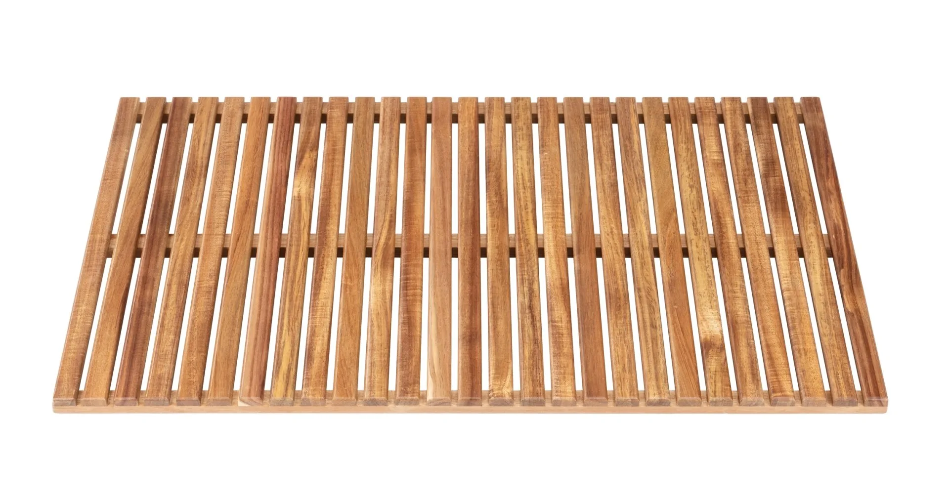 WENKO ACACIA Badematte 55 x 85 cm, Braun, aus Akazienholz